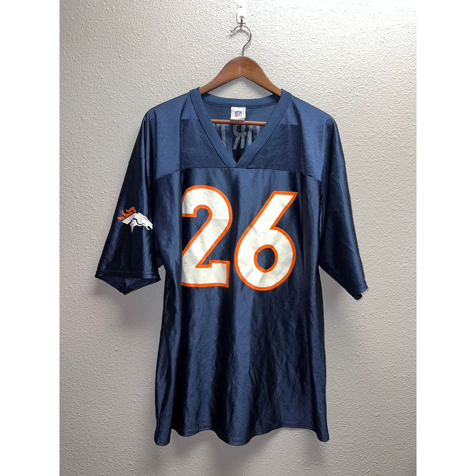 NFL Denver Broncos Clinton Portis Jersey #26 NFL Tag Football XL Size US XL / EU 56 / 4 - 1 Thumbnail