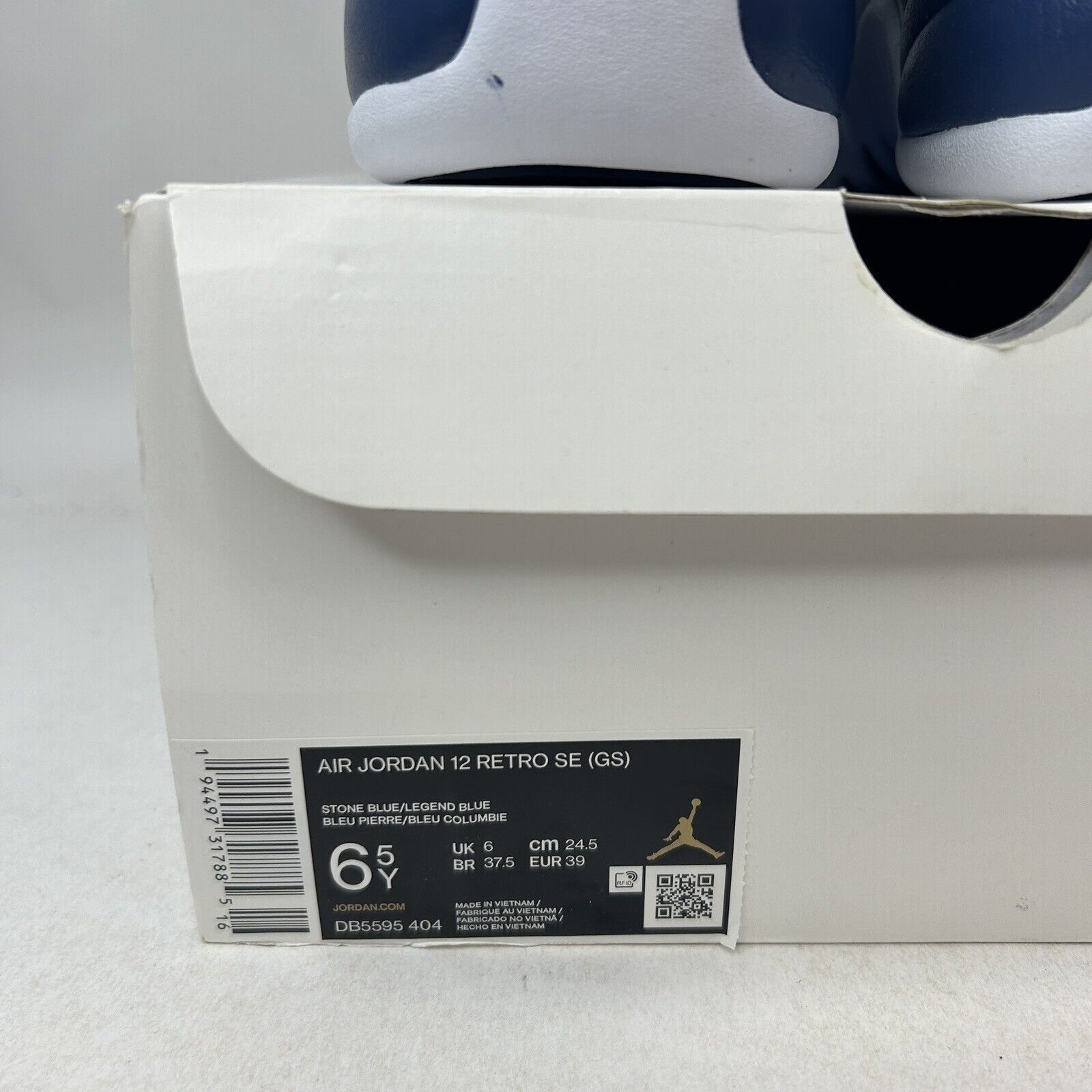 Jordan Brand Nike Air Jordan 12 Retro SE GS “Indigo/Legend Blue” 2024 Size US 8 / IT 38 - 5 Thumbnail