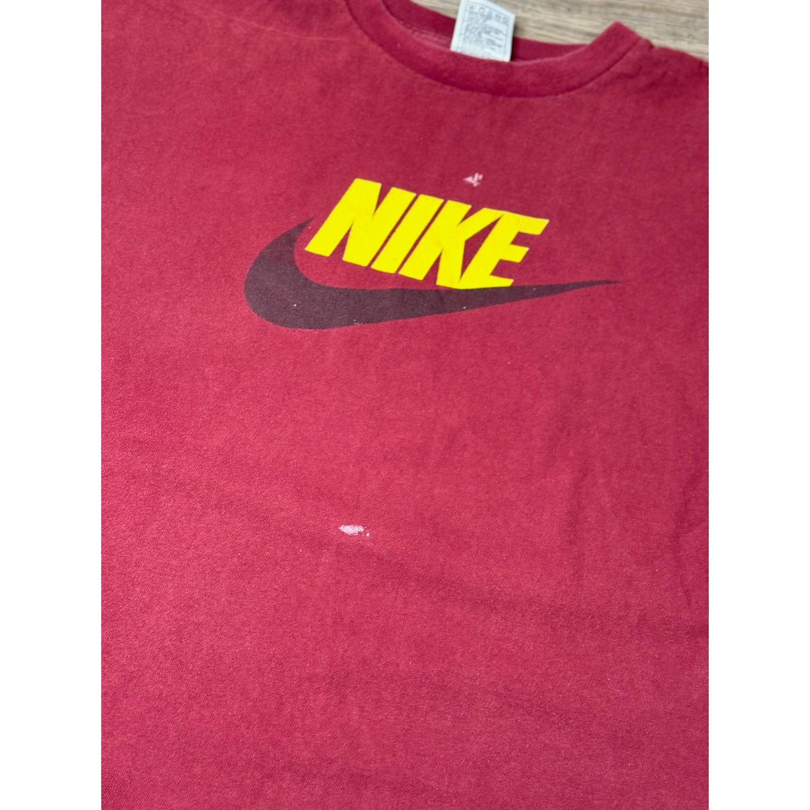 Nike Vintage Nike Team Red Logo T-Shirt, XXL Size US XXL / EU 58 / 5 - 5 Thumbnail
