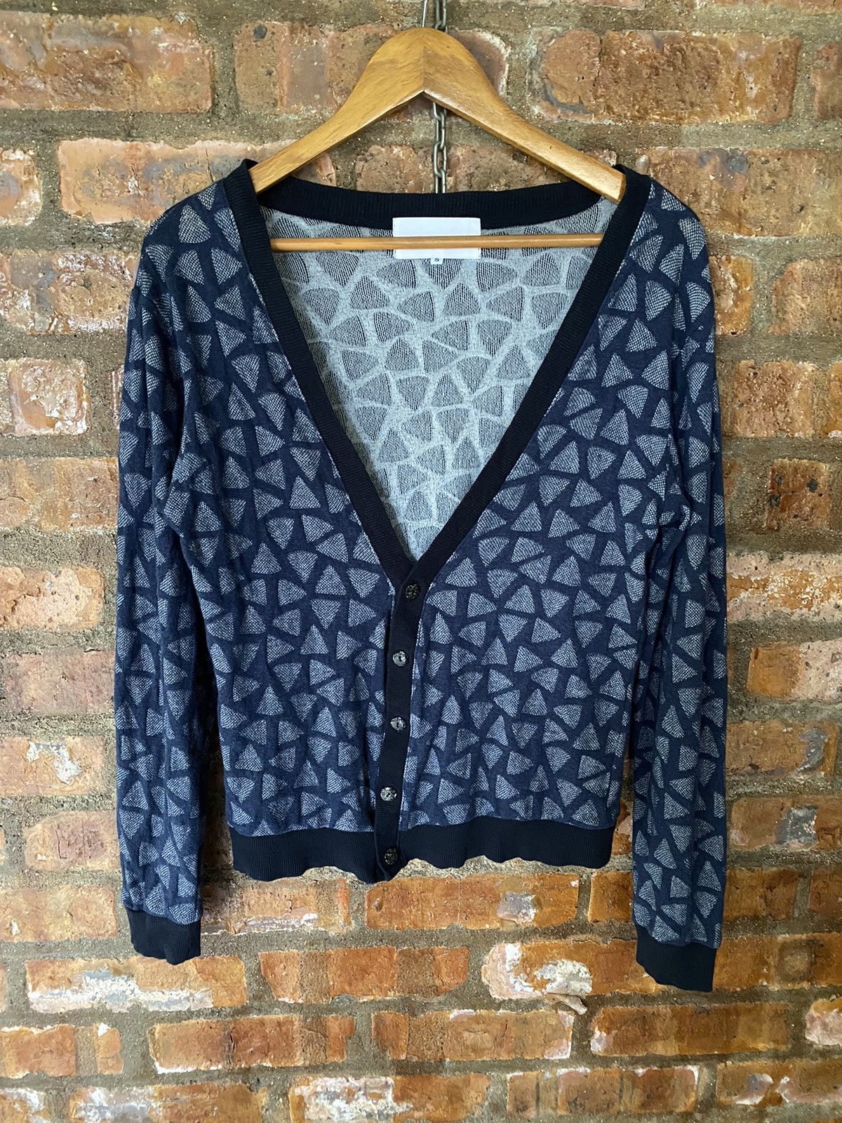 Nepenthes 🔥STUDIOS Japan Love triangle knit cardigan Size US M / EU 48-50 / 2 - 2 Thumbnail