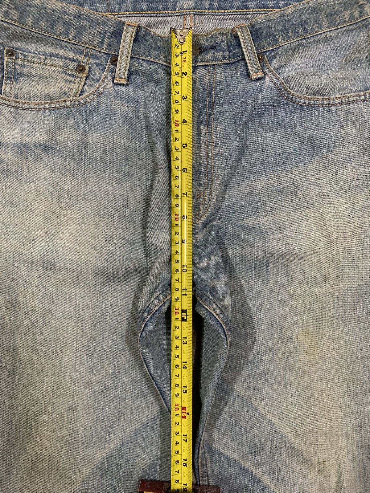 Levi's Vintage 90s Levis 702 Rusty Mud Wash Loose Jeans Size 33x28 Size US 33 - 19 Thumbnail