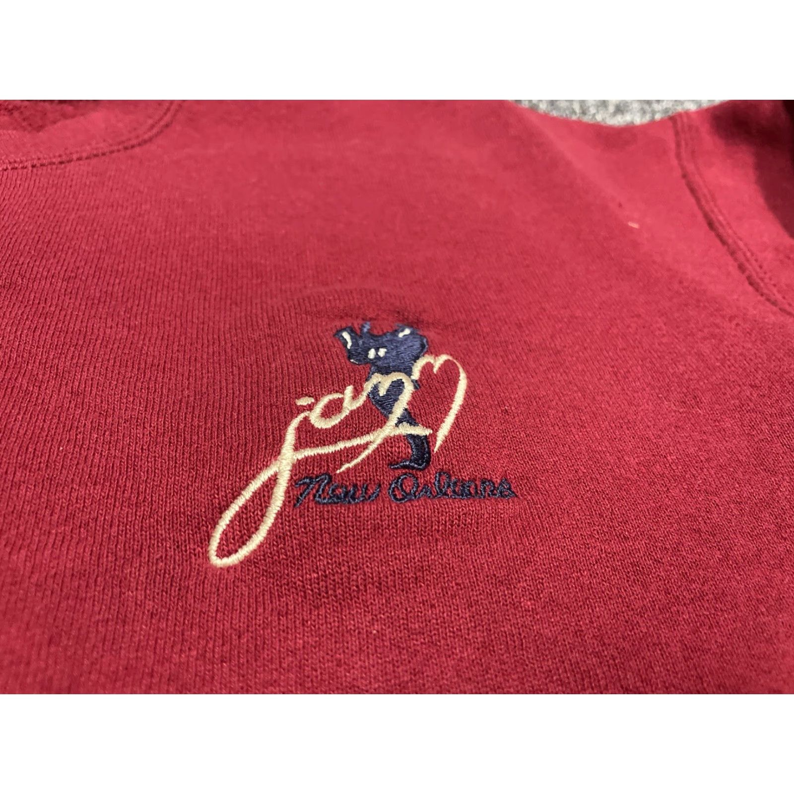 Vintage VINTAGE Jazz Sweatshirt Unbranded Men's XL Red 90s USA Jazz Graphic Print Crew Neck Pullover Sweatshirt Size US XL / EU 56 / 4 - 2 Thumbnail