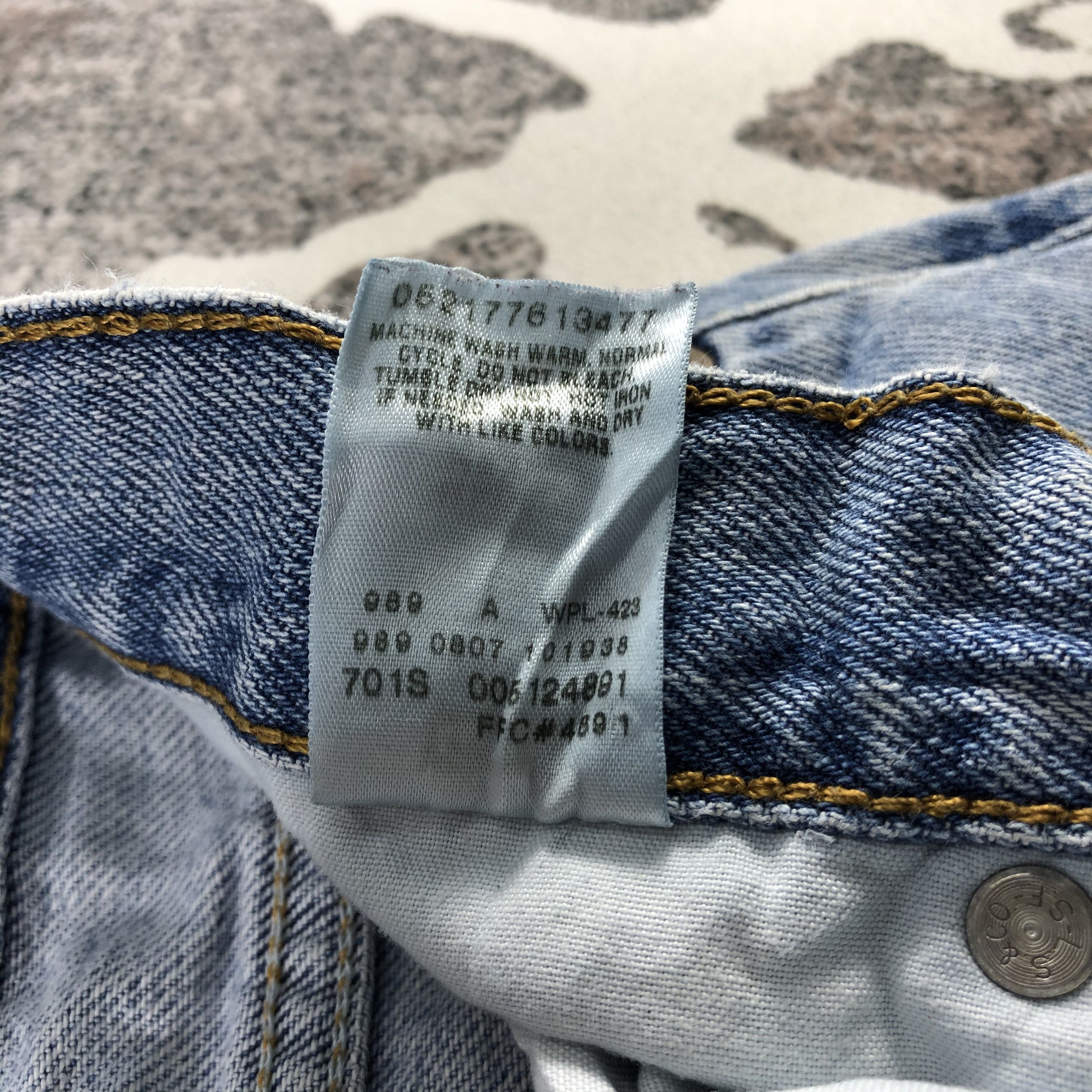 Levi's Vintage Levis 512 Jeans Distressed Denim KJ1075 Size US 32 / EU 48 - 15 Thumbnail