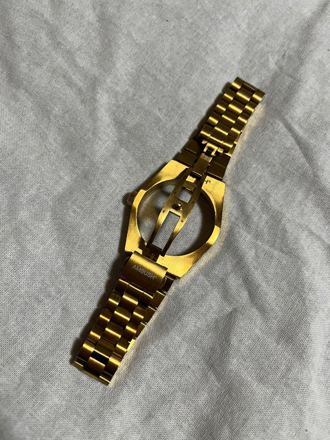Ambush Design 'TIMELESS' wrist watch / gold Size ONE SIZE - 4 Thumbnail