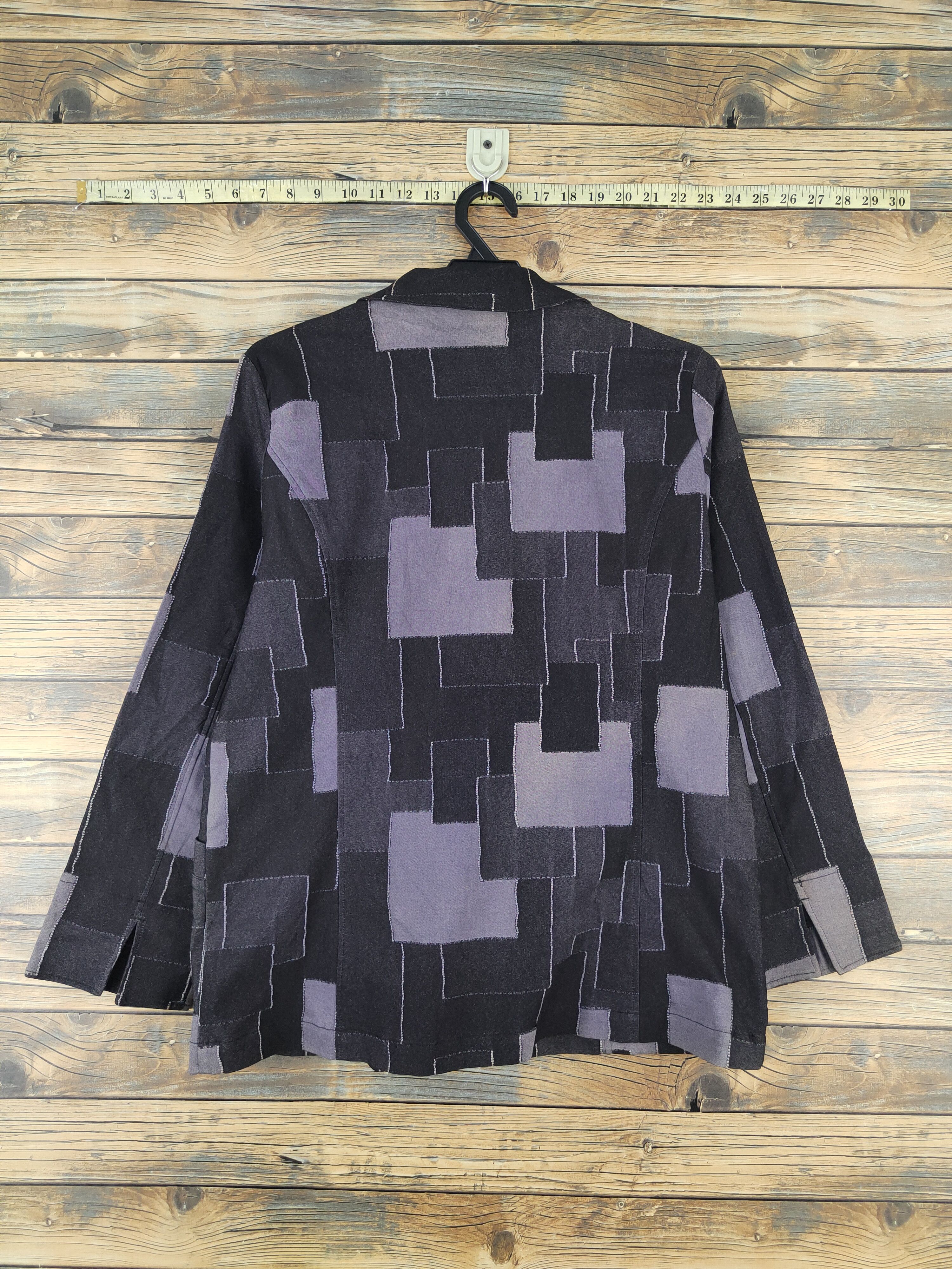 Japanese Brand Japanese Brand Black Purple Button Up Shirts #W1808 Size M / US 6-8 / IT 42-44 - 7 Thumbnail