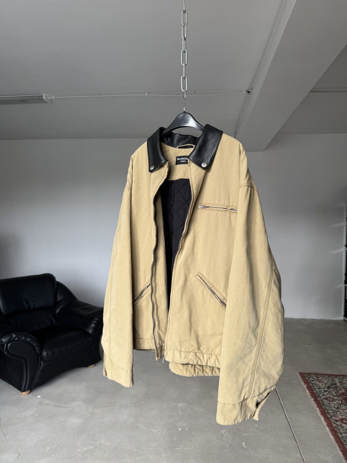 Balenciaga Balenciaga Detroit Canvas Jacket Size US S / EU 44-46 / 1 - 8 Thumbnail