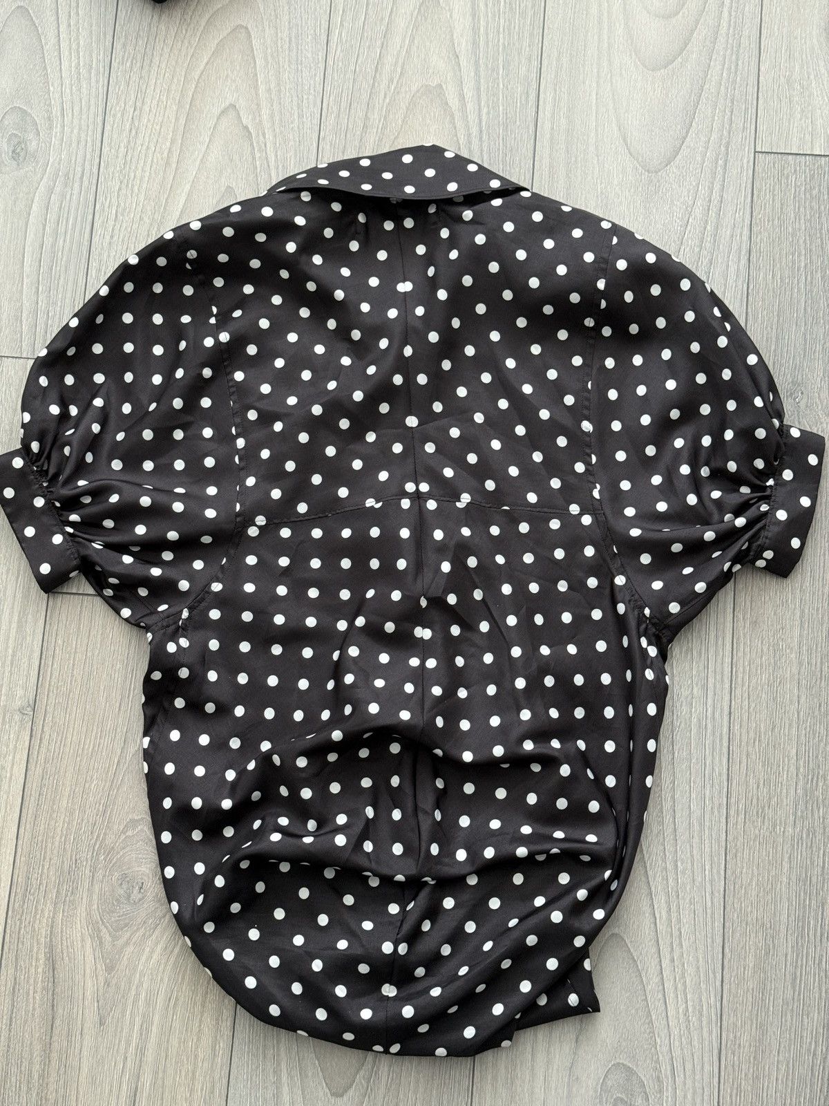 Junya Watanabe Junya Watanabe Polka Dot Short Sleeve Shirt Size XS / US 0-2 / IT 36-38 - 2 Thumbnail