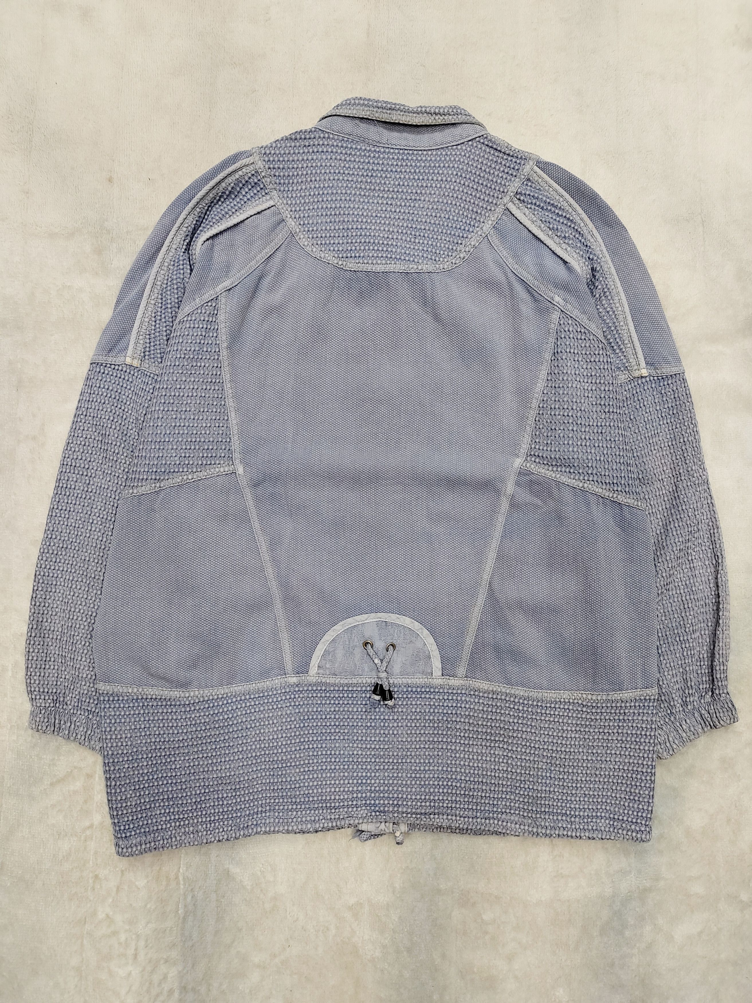 Cabane De Zucca- Archive Textured Patchwork Utility Jacket