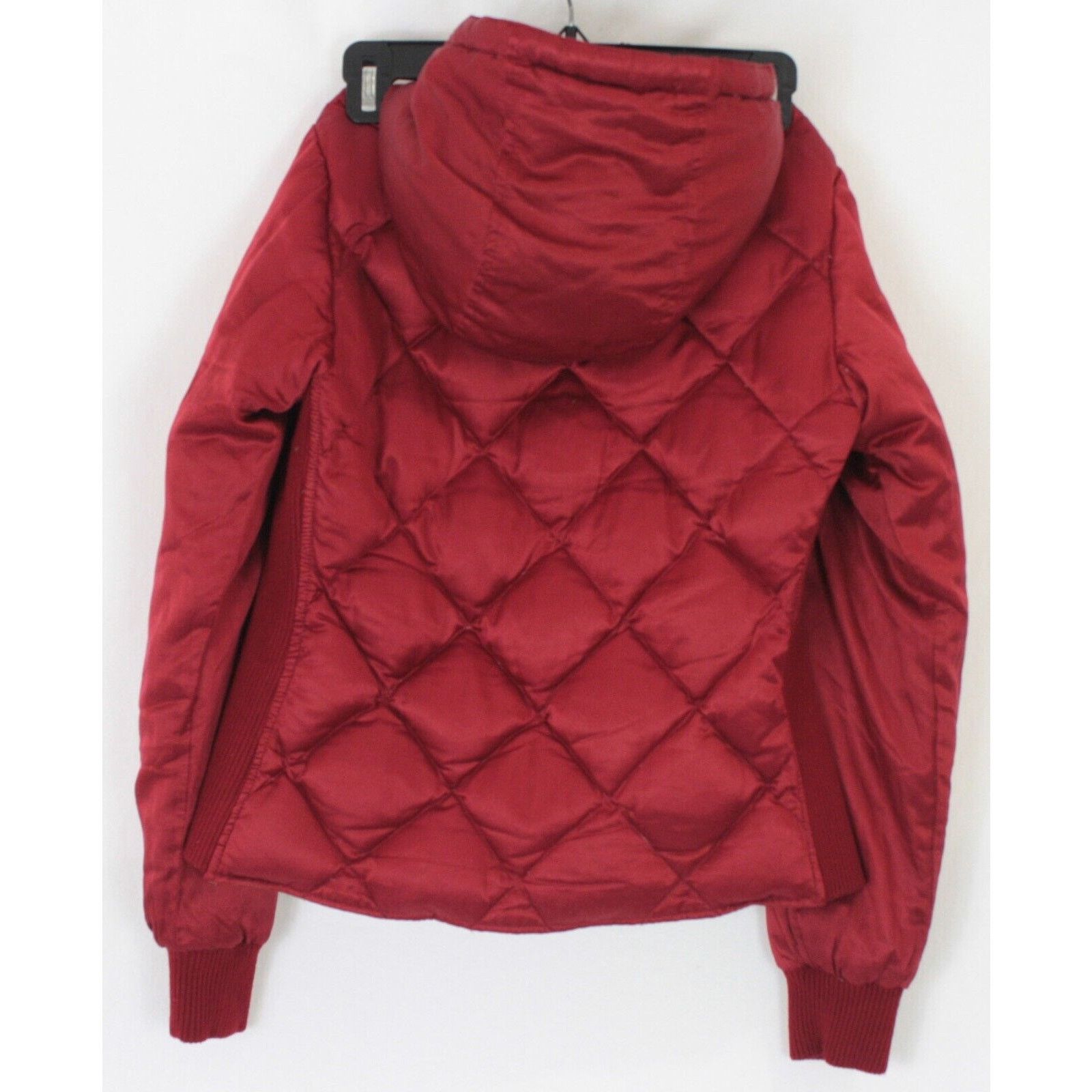 Eddie Bauer × Vintage Vintage Eddie Bauer Down Puffer Jacket Petite S Red Quilted Size S / US 4 / IT 40 - 3 Thumbnail
