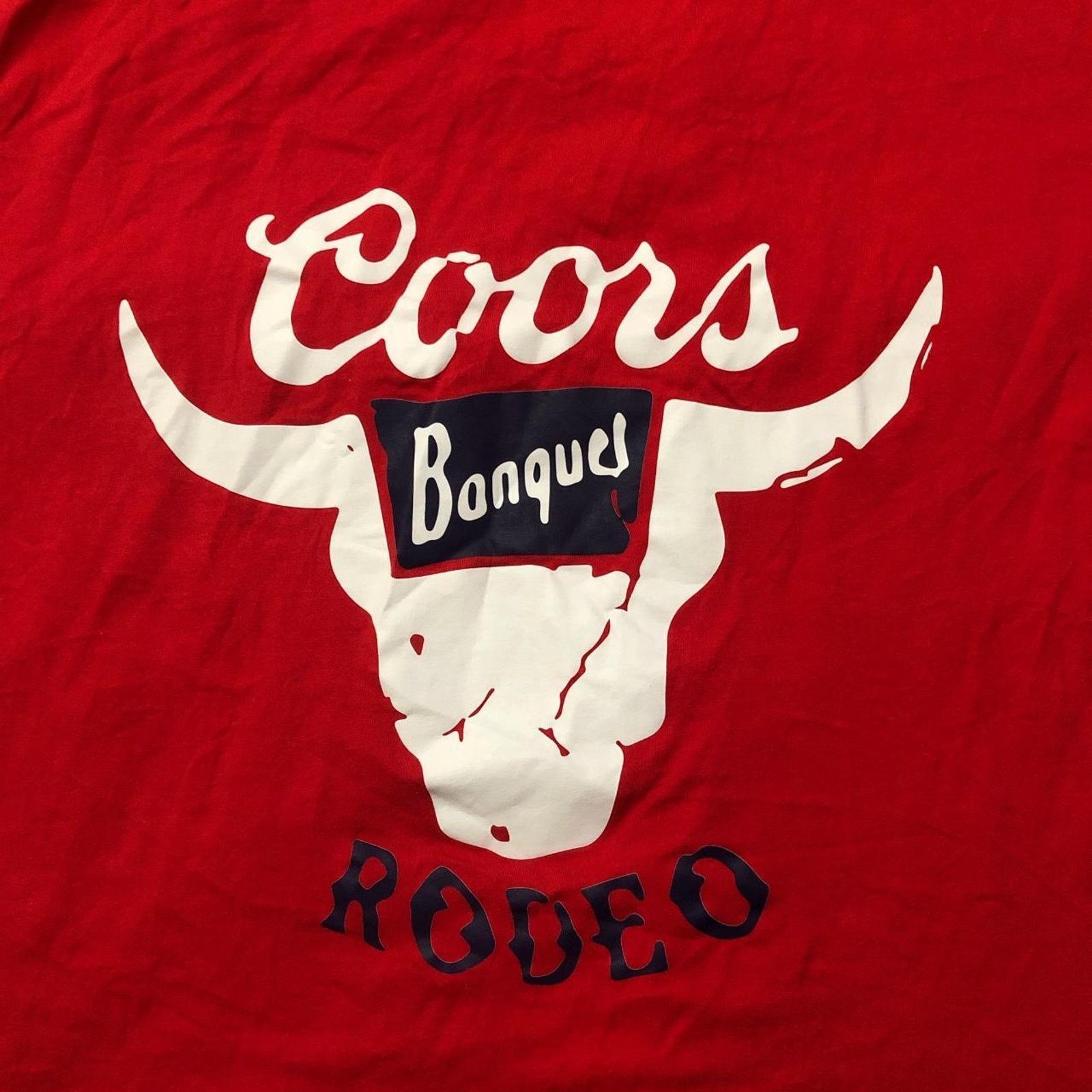 Other Men's Red Coors Rodeo Graphic Tee Size US XL / EU 56 / 4 - 4 Thumbnail