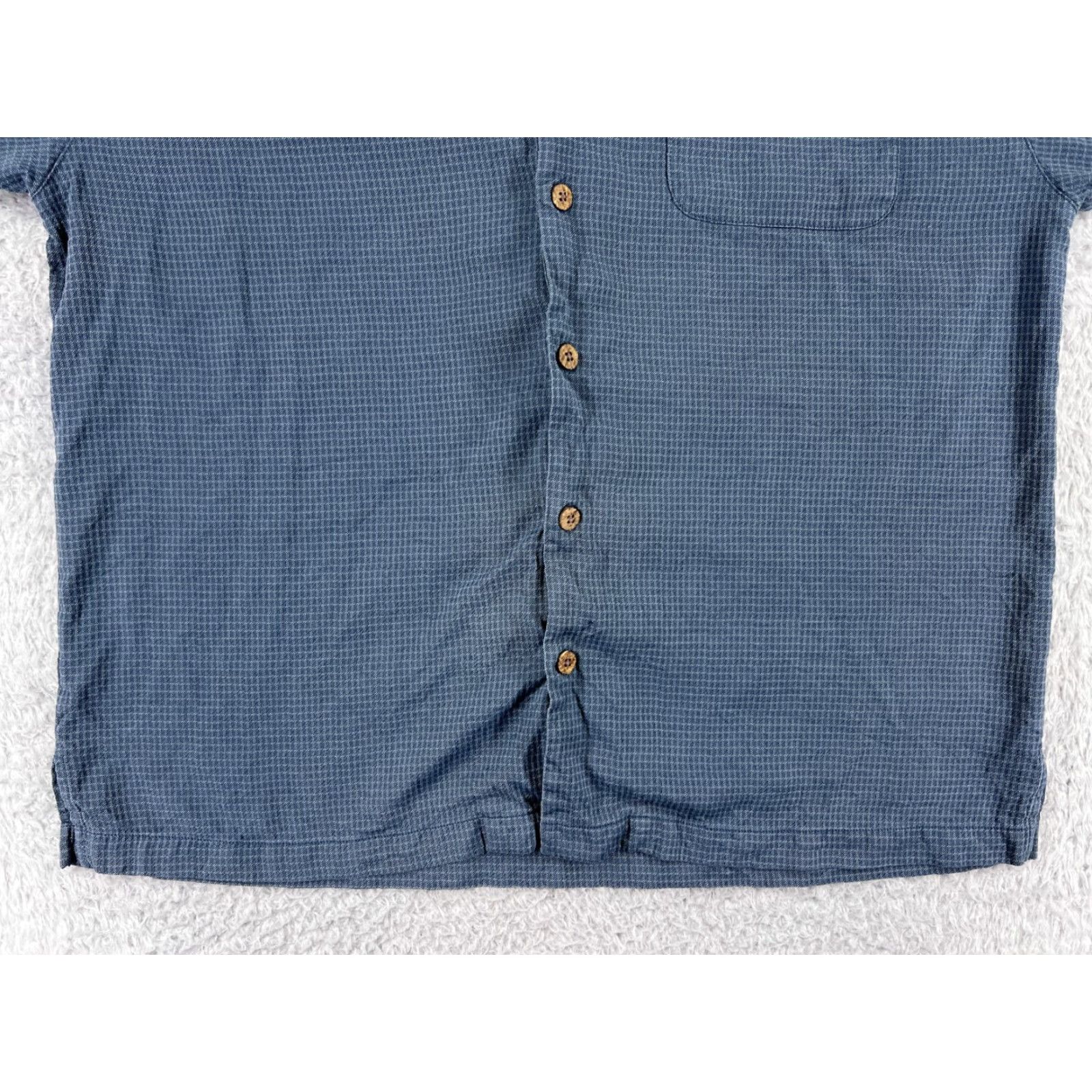 Tommy Bahama Tommy Bahama Shirt Men XL Blue Silk Plaid Hawaiian Button-Up Size US XL / EU 56 / 4 - 5 Thumbnail