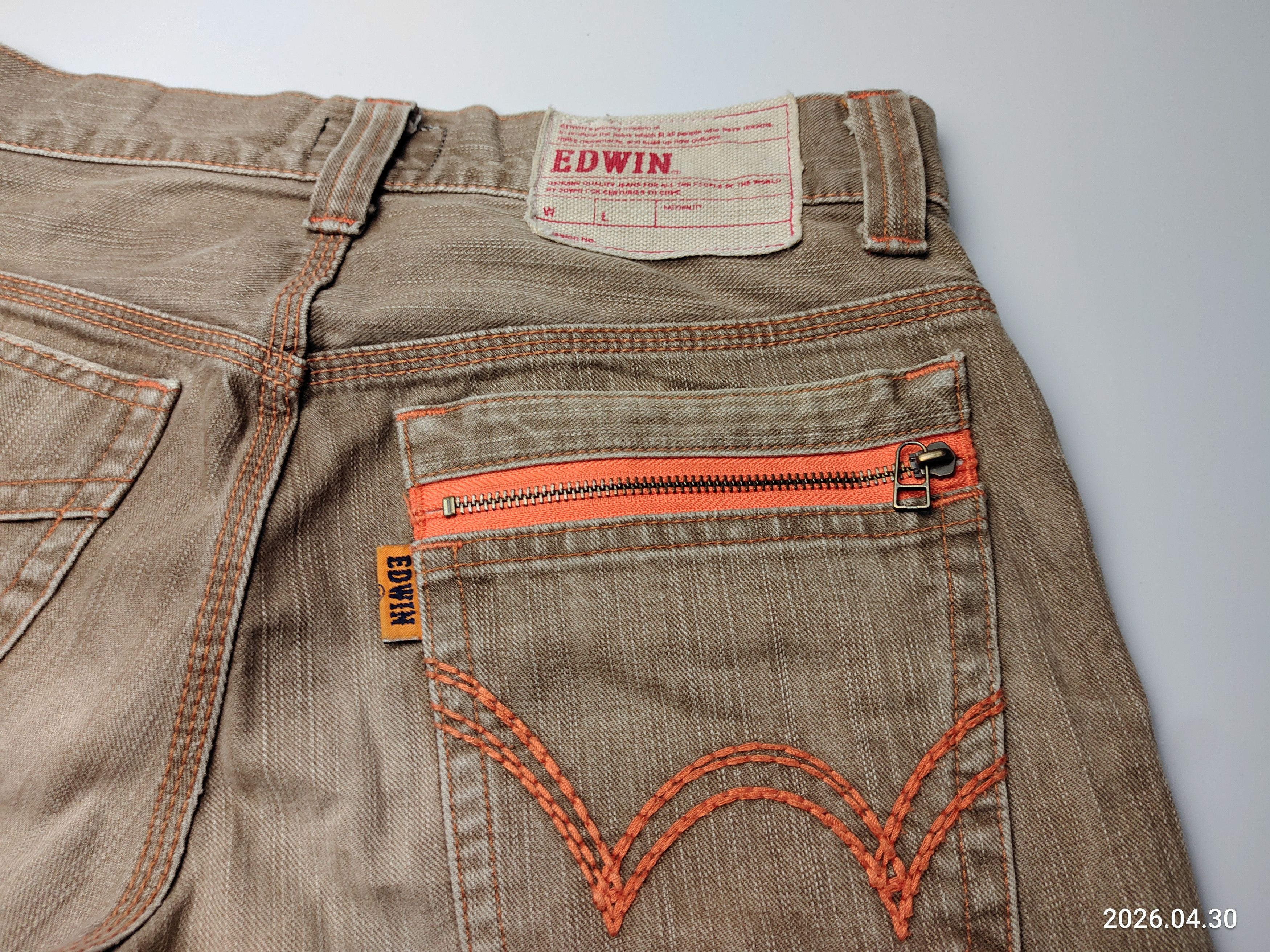 Edwin EDWIN EXCLUSIVE VINTAGE DISTRESS DENIM JEANS Size US 30 / EU 46 - 12 Thumbnail