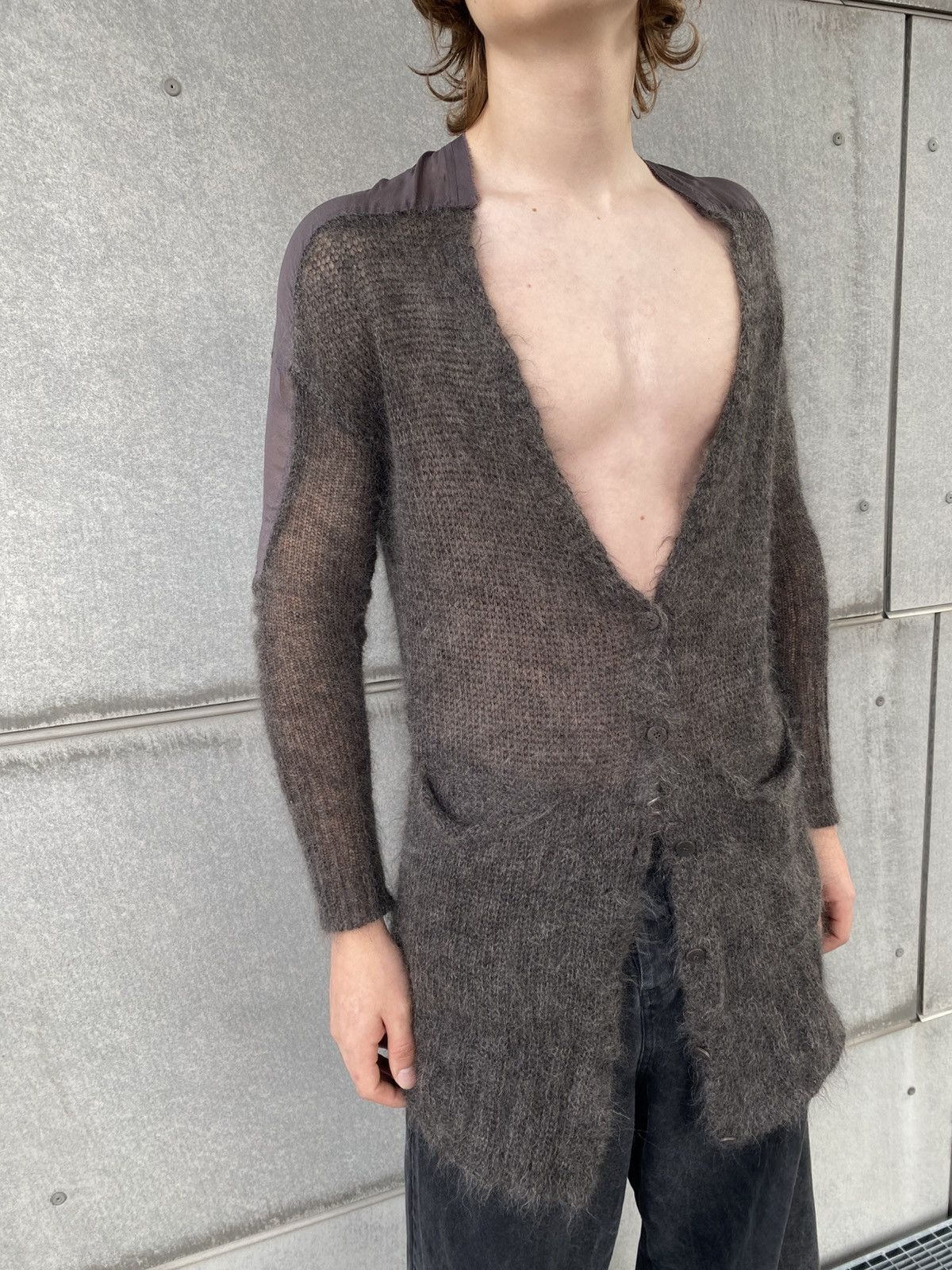 Ilaria Nistri Ilaria Nistri Mohair Avant-Garde Cardigan Size US S / EU 44-46 / 1 - 2 Thumbnail