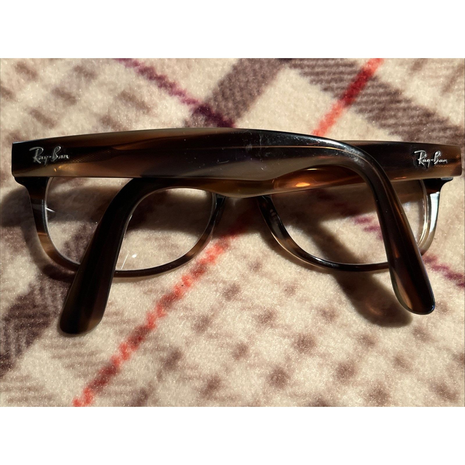 RayBan Ray-Ban RB5184 5139 52/18/145 DARK BROWN eyeglass Frames Size ONE SIZE - 6 Thumbnail