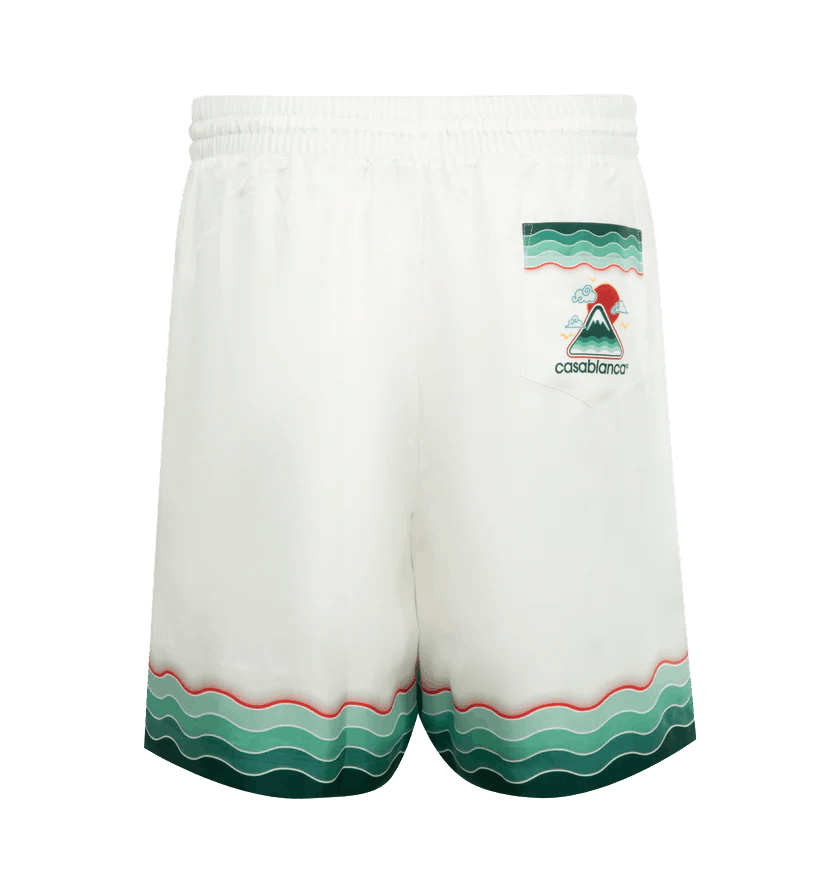 Casablanca o1h1sh11225 Drawstring Shorts in White Size US 36 / EU 52 - 2 Thumbnail