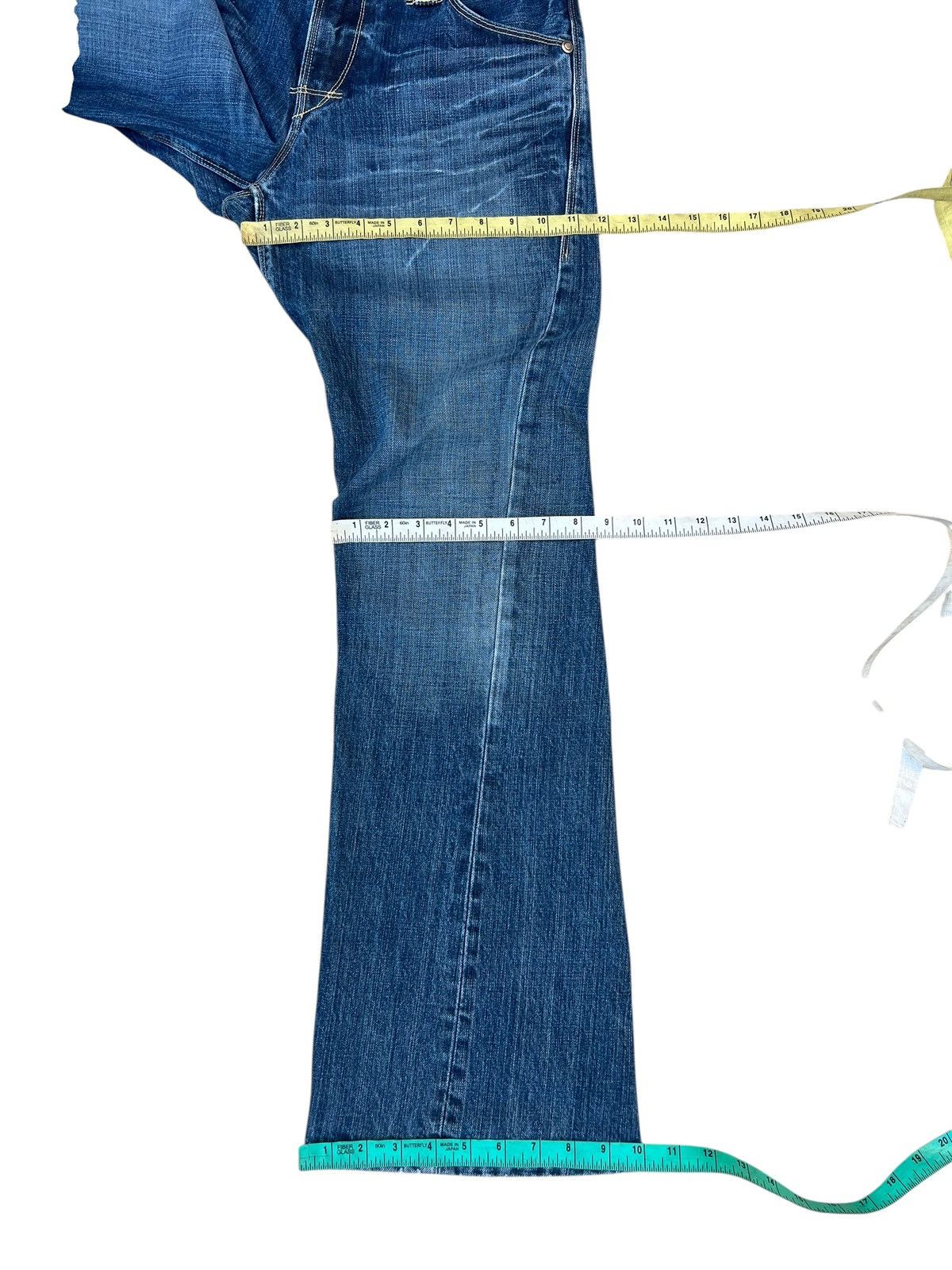 Japanese Brand × Levi's × Vintage Vintage 2002 Levi’s Engineered Fade Denim Bootcut Jeans Size US 31 - 3 Thumbnail
