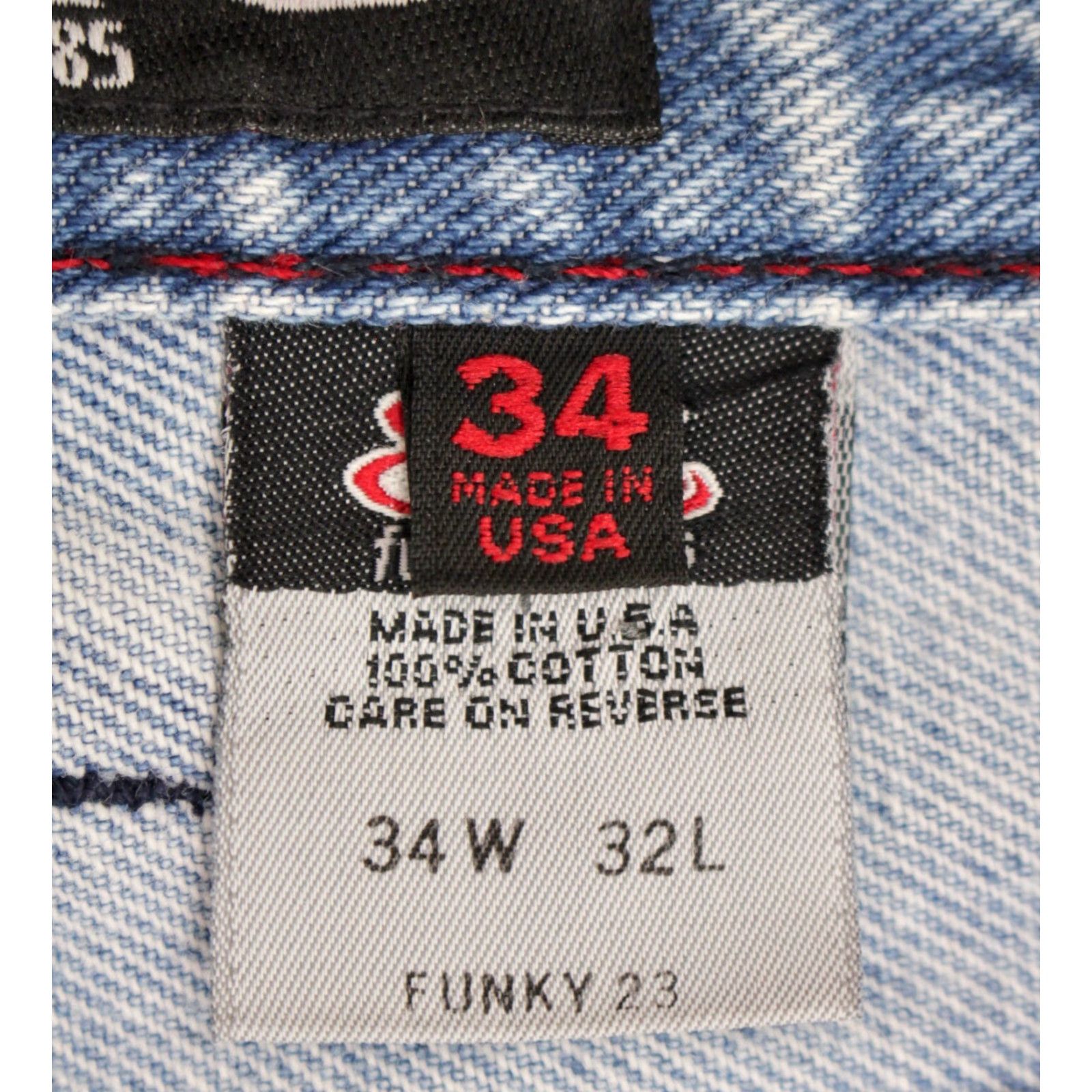 JNCO JNCO Jeans Men's VTG 1990s Wide Leg Sz 33x32 Blue 90s Basics Mens Size US 33 - 4 Thumbnail