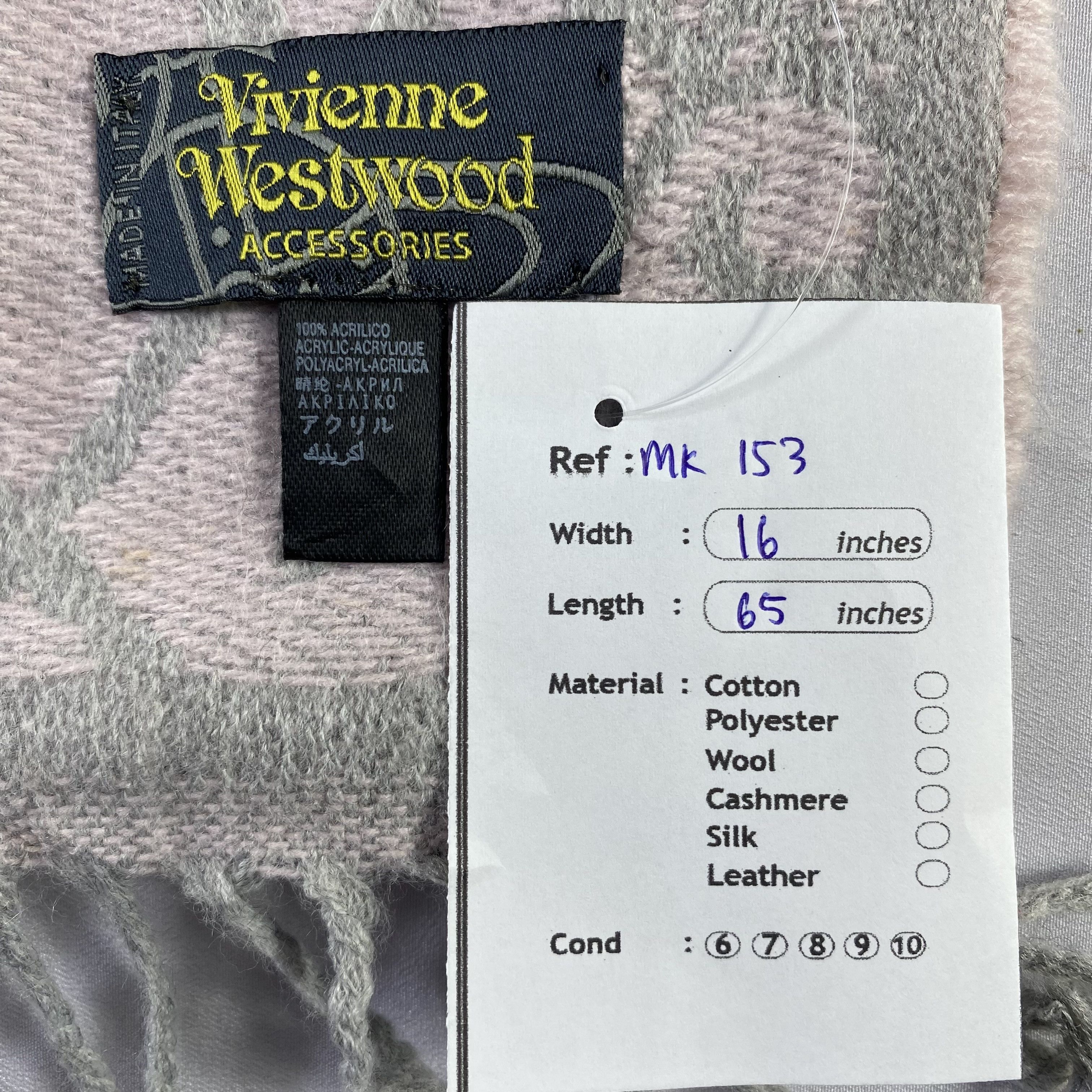 Seditionaries Vivienne Westwood Scarf Neck Wrap Muffler Size ONE SIZE - 8 Thumbnail