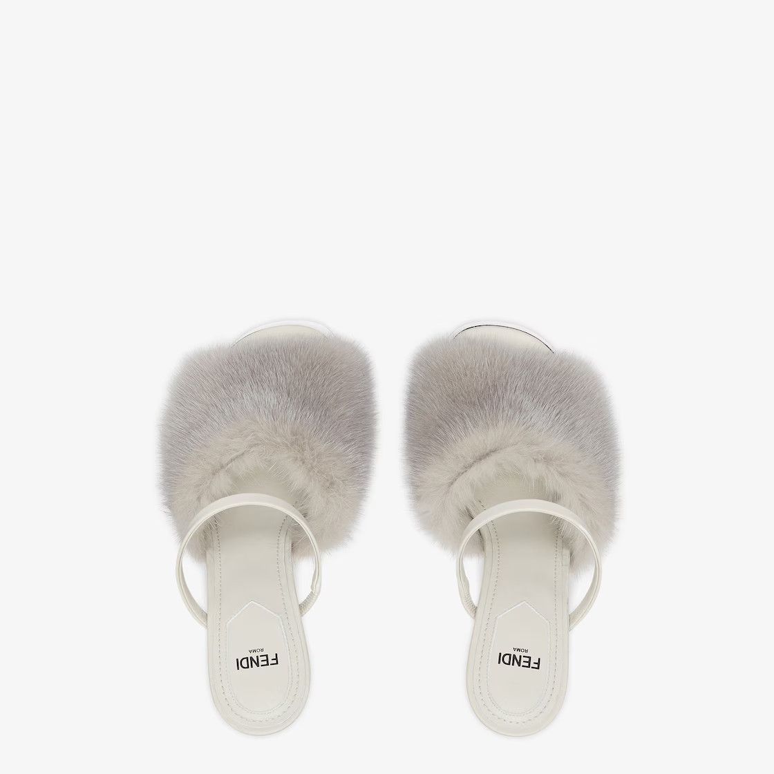 Fendi o1B3y1r0426 First Hi-Heeled Sandals in Grey Size US 9 / IT 39 - 3 Thumbnail