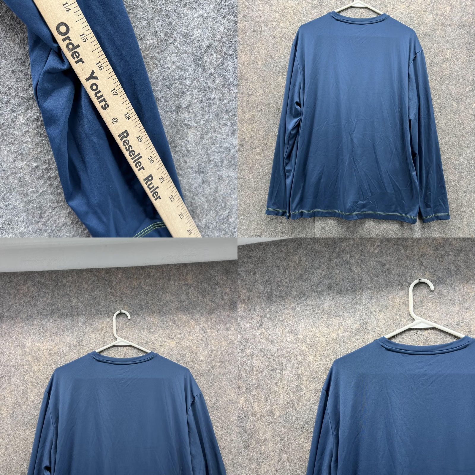 Adidas Adidas Shirt Men Medium Trefoil Blue Navy Pure Motion Polyester Crewneck Spandex Vintage No Size US M / EU 48-50 / 2 - 8 Thumbnail