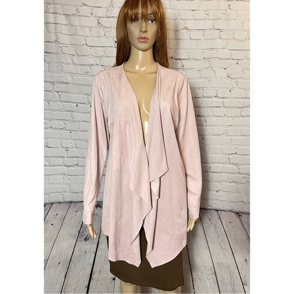 Other Soft‎ Surroundings Faux Suede Ultra Soft Pink Waterfall Car Size M / US 6-8 / IT 42-44 - 3 Thumbnail