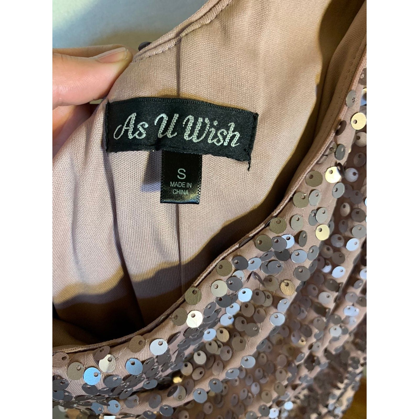 Other Women One shoulder sequin mini dress size S Size S / US 4 / IT 40 - 8 Thumbnail