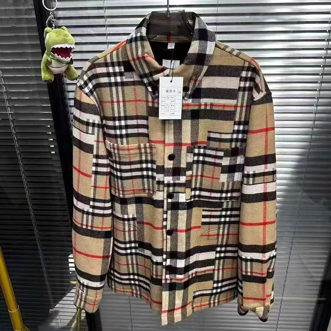 Burberry Check Cashmere Jacket S