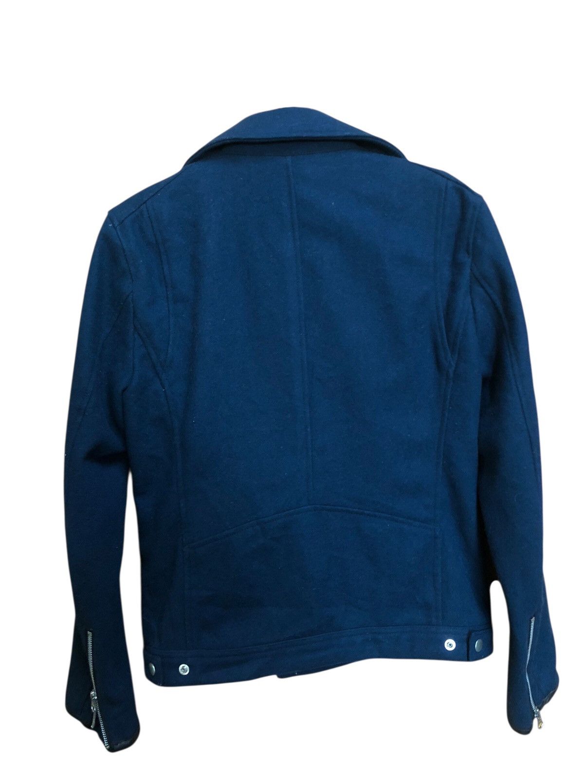 Japanese Brand Voguish Double Collared Wool Blend Biker Punk Rock Jacket Size US S / EU 44-46 / 1 - 2 Thumbnail