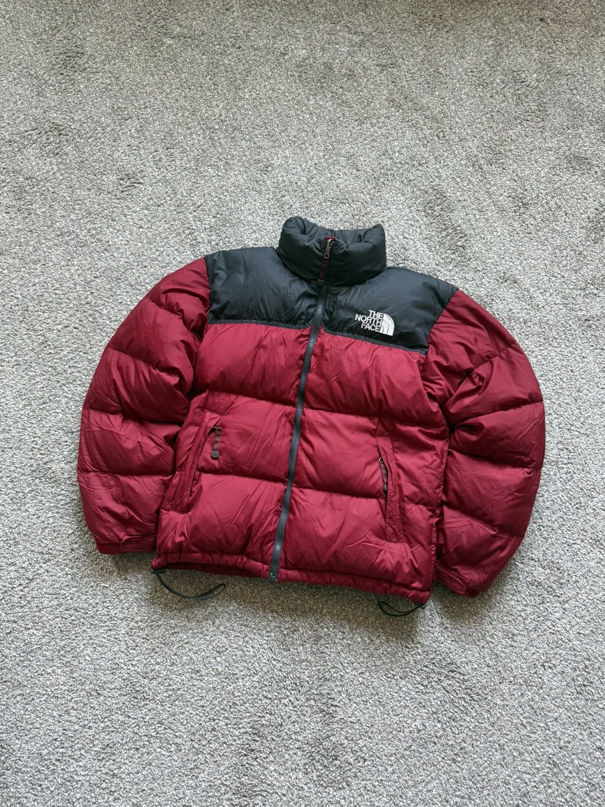 The North Face The North Face Nuptse 700 Down Puffer Jacket Red Black Size US S / EU 44-46 / 1 - 1 Thumbnail