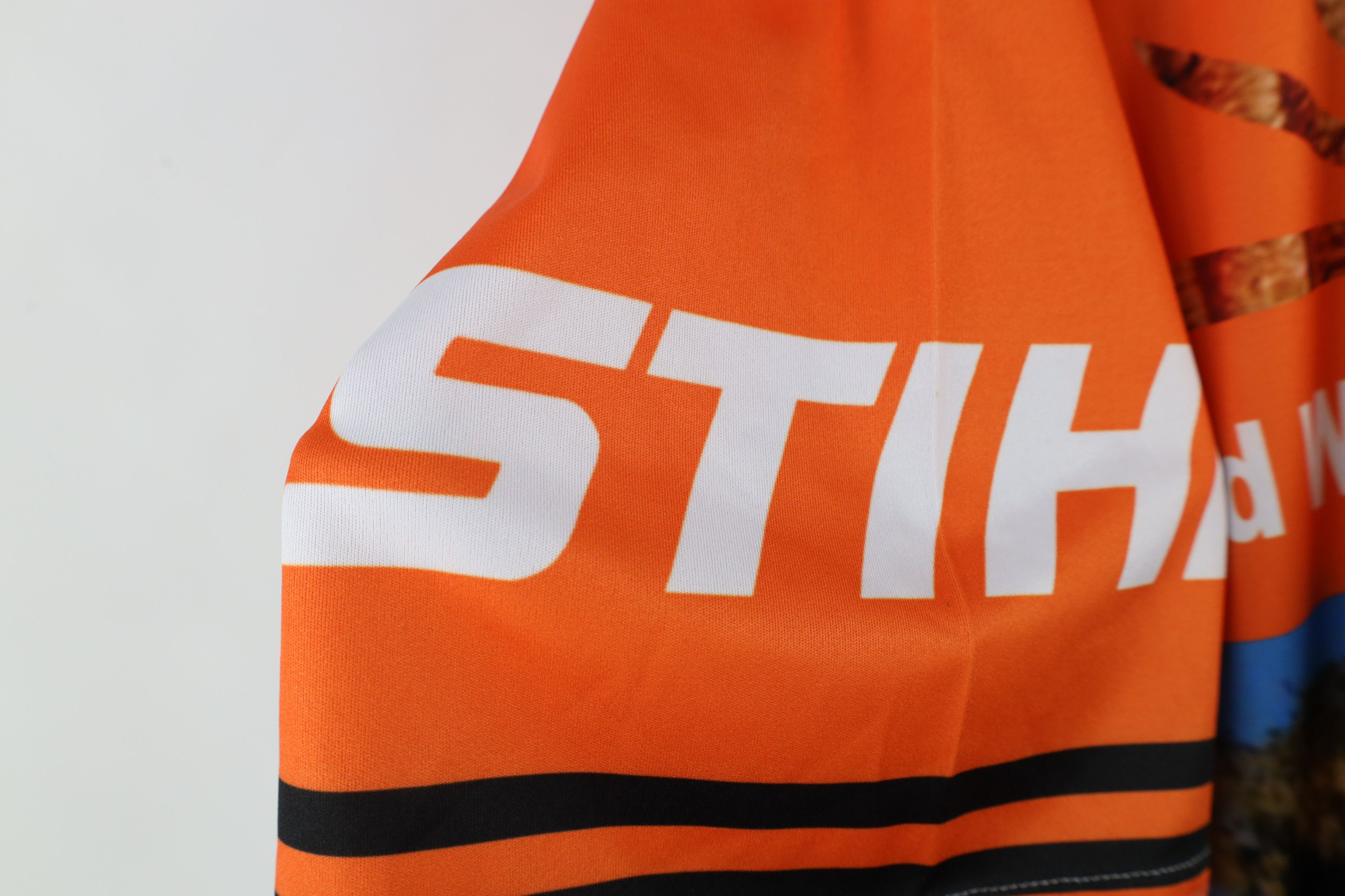 Vintage Stihl Out All Over Print Chainsaw Wood Short Sleeve T-Shirt Size US XL / EU 56 / 4 - 7 Thumbnail