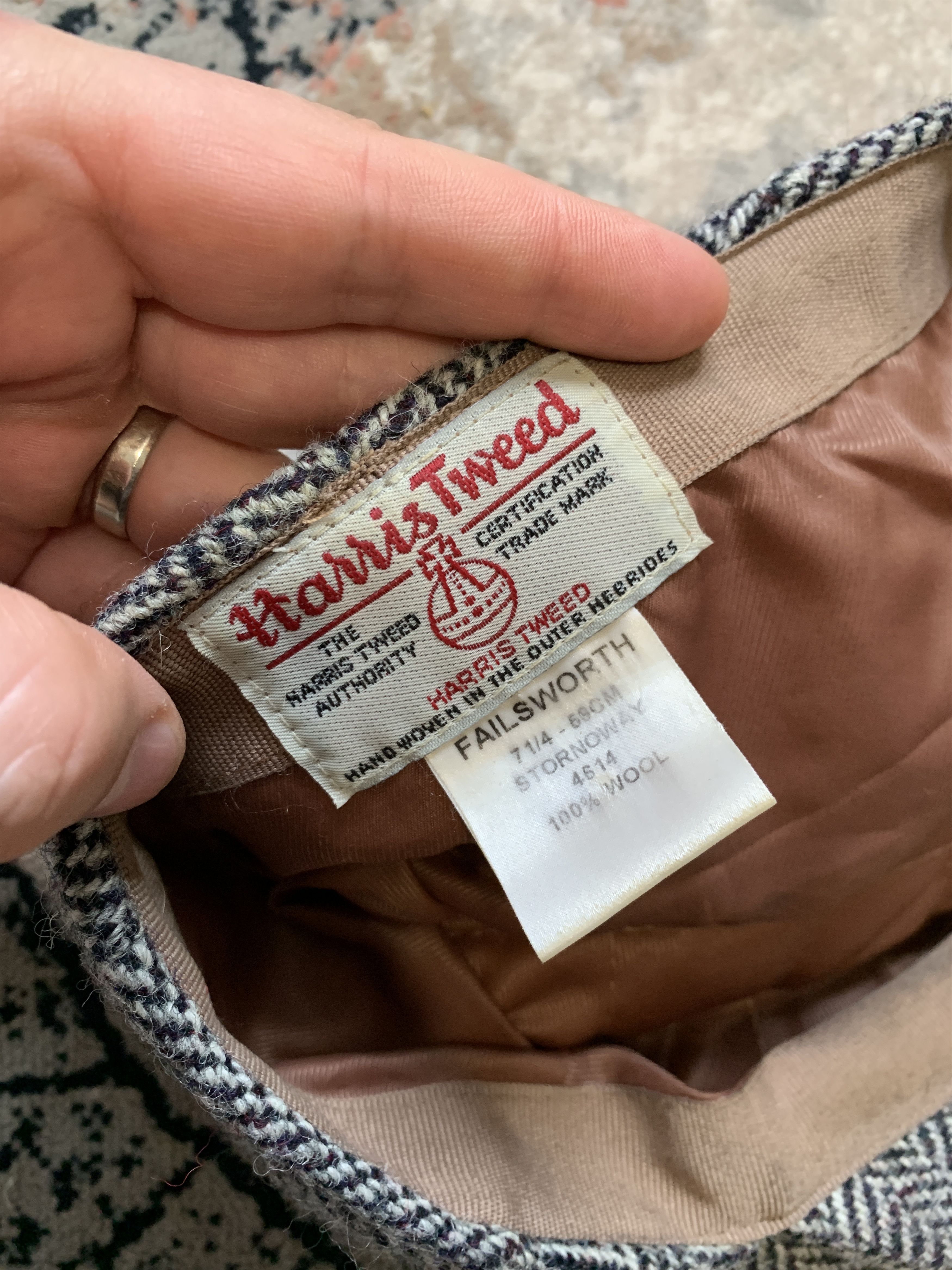 Harris Tweed Harris Tweed Vintage Wool Hat Size ONE SIZE - 5 Thumbnail