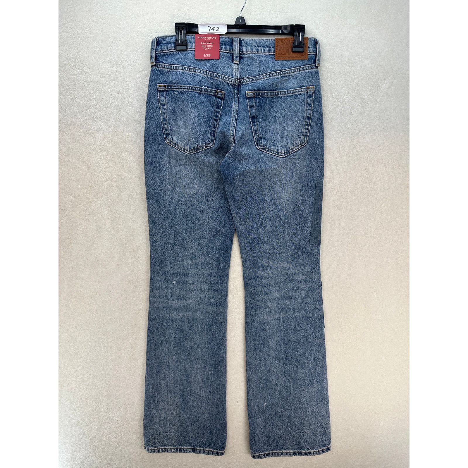 Lucky Brand LUCKY BRAND LEGEND SERIES WOMEN'S 2/26 BOYFRIEND MID RISE FL Size 26" / US 2 / IT 38 - 6 Thumbnail
