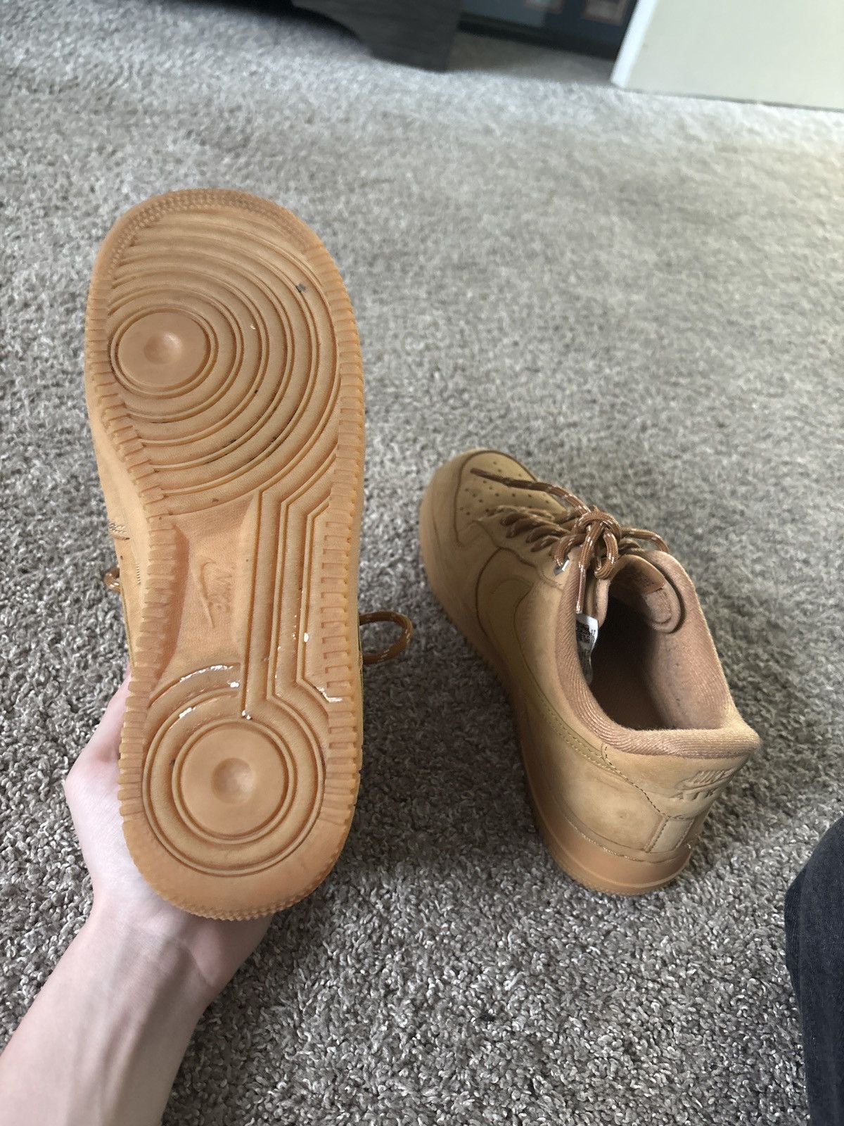 Nike Nike AF1 Flax Wheat Size US 8.5 / EU 41-42 - 2 Thumbnail