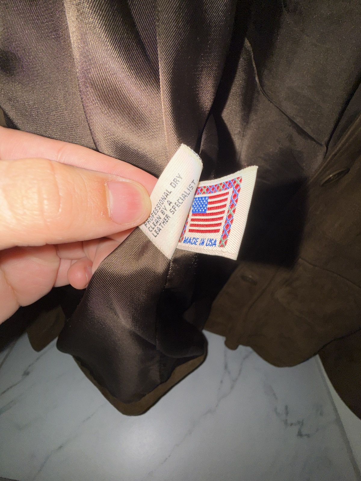 Burberrys vintage leather jacket