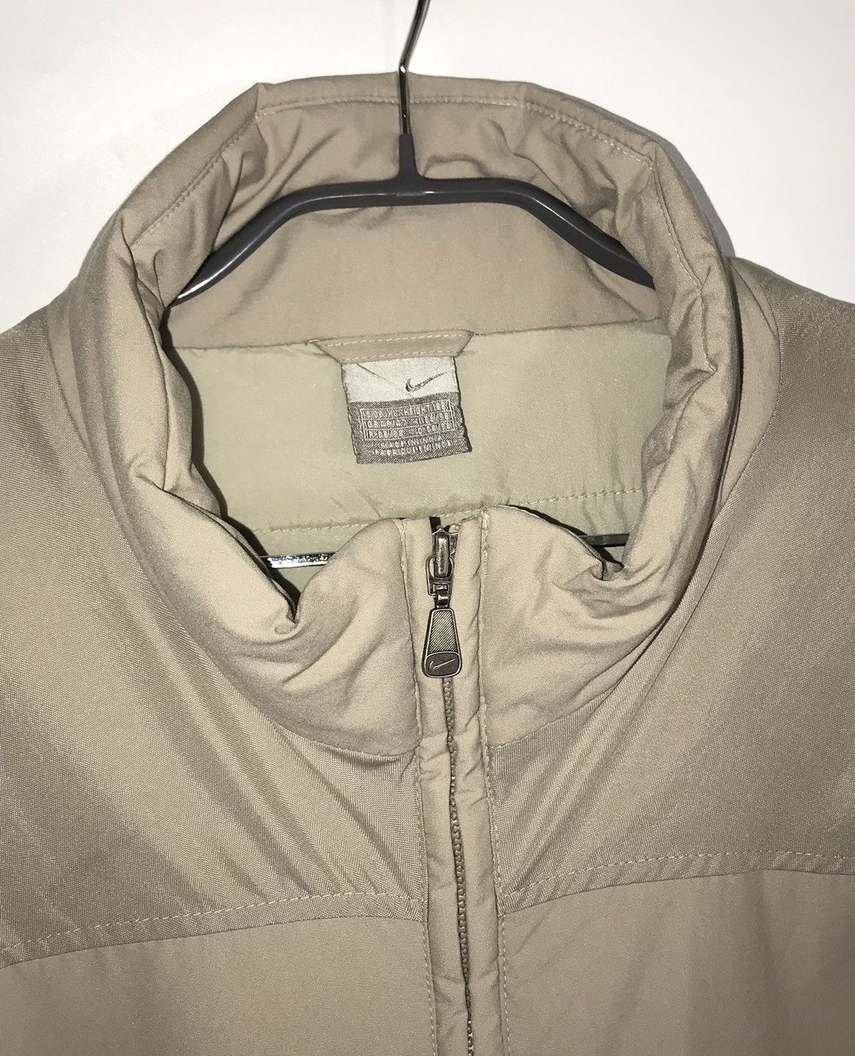 Nike Vintage 00s Nike Winter Padded Jacket Men's XL Beige Size US XL / EU 56 / 4 - 8 Thumbnail