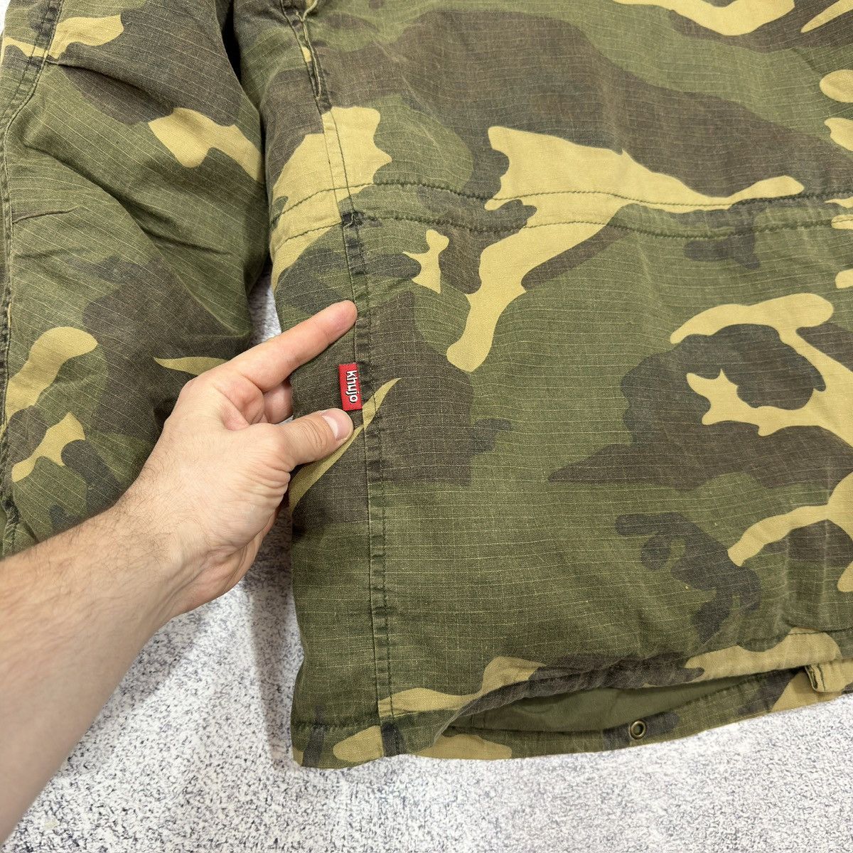 khujo Khujo 2in1 Mens Camo RipStop M-65 Field Coat L size Size US L / EU 52-54 / 3 - 8 Thumbnail