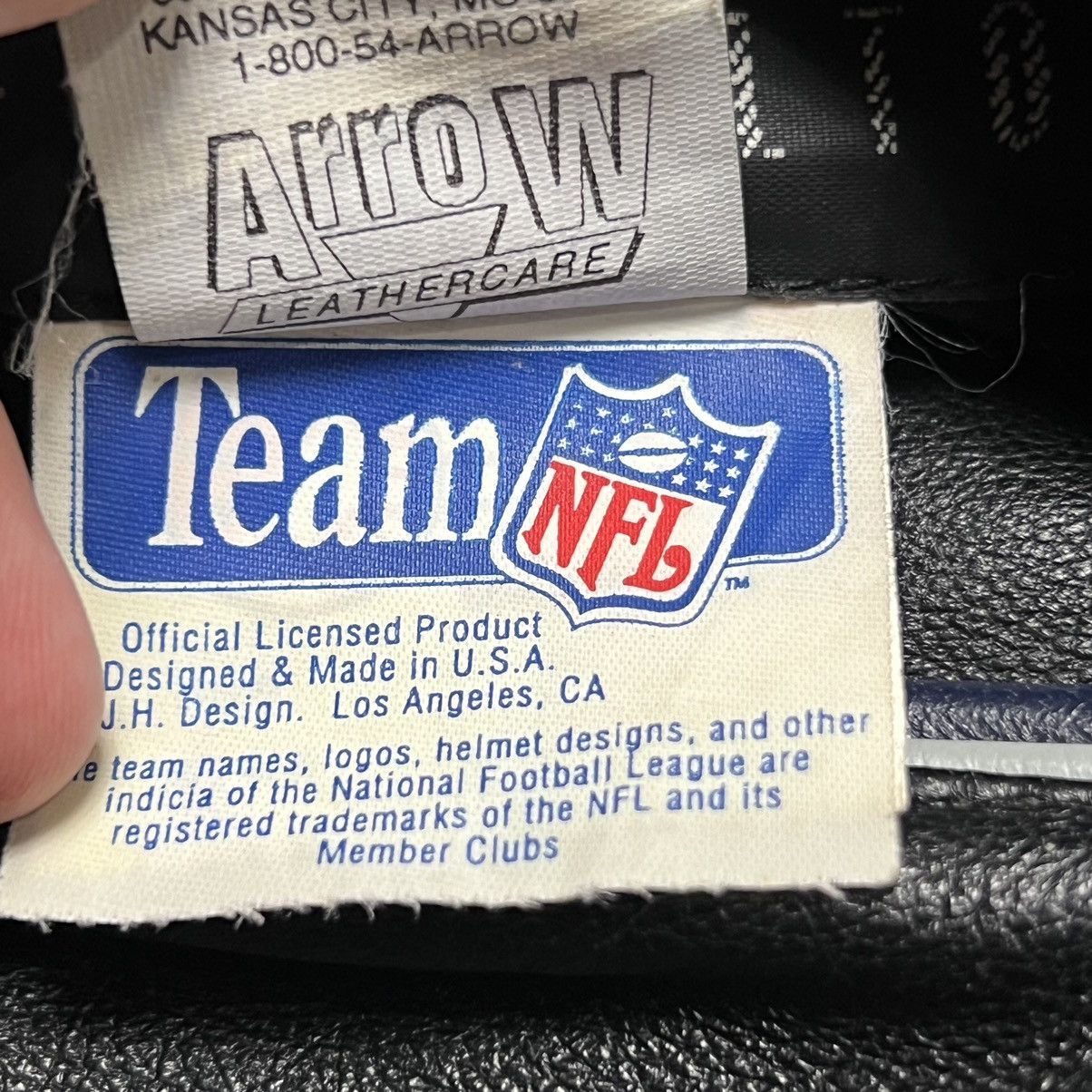 Jeff Hamilton × NFL Jeff Hamilton NFL Cow Boy Virsity Leather Bomber Jacket Size US L / EU 52-54 / 3 - 10 Thumbnail