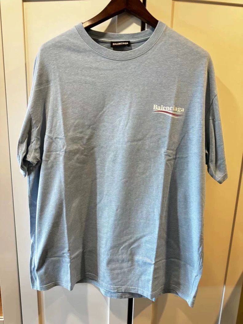 Balenciaga Balenciaga Haze Blue Cola Sleeve Size US XL / EU 56 / 4 - 7 Thumbnail