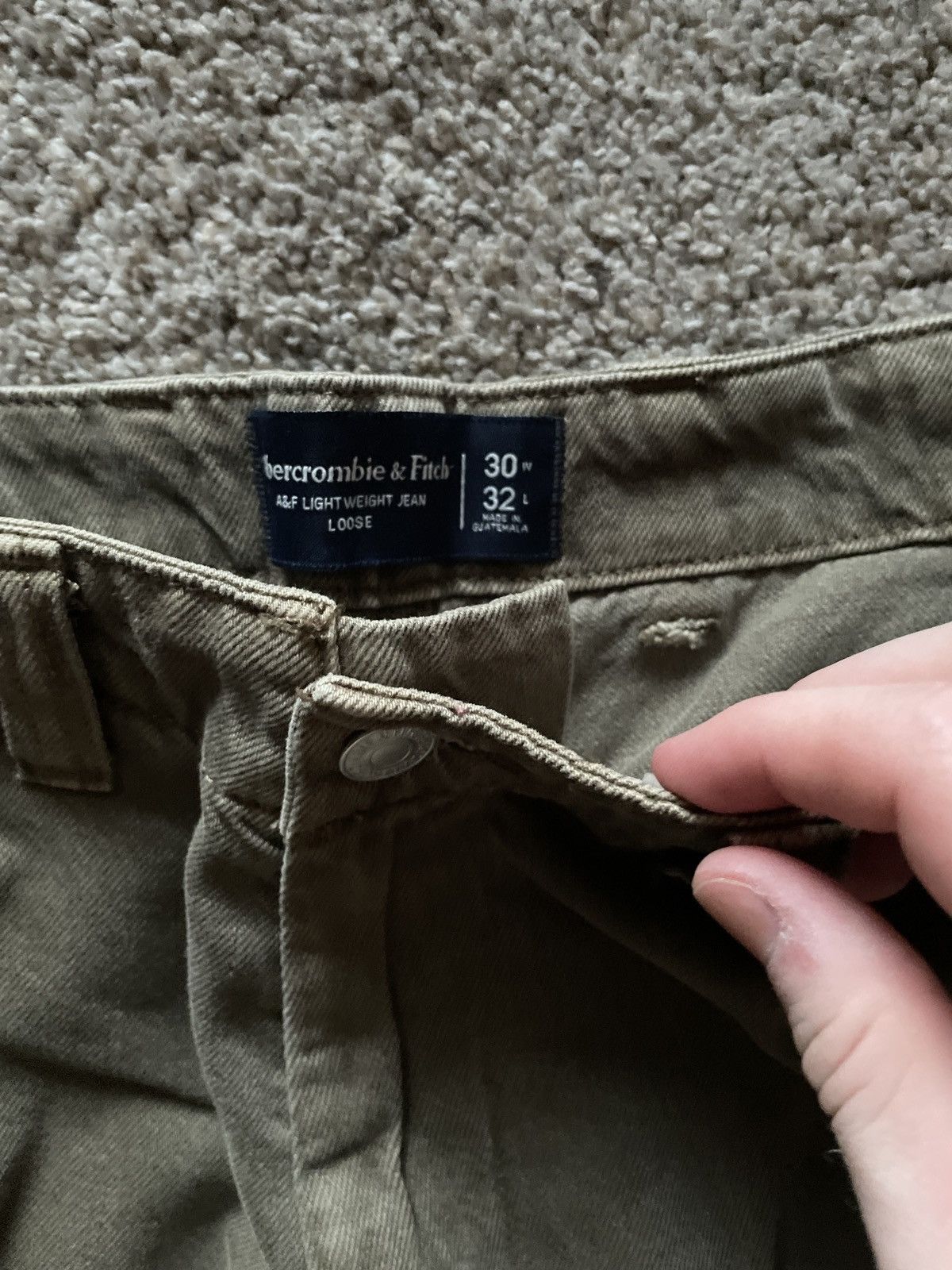 Abercrombie & Fitch × Vintage Men’s Loose pants by Abercrombie Size US 31 - 3 Thumbnail