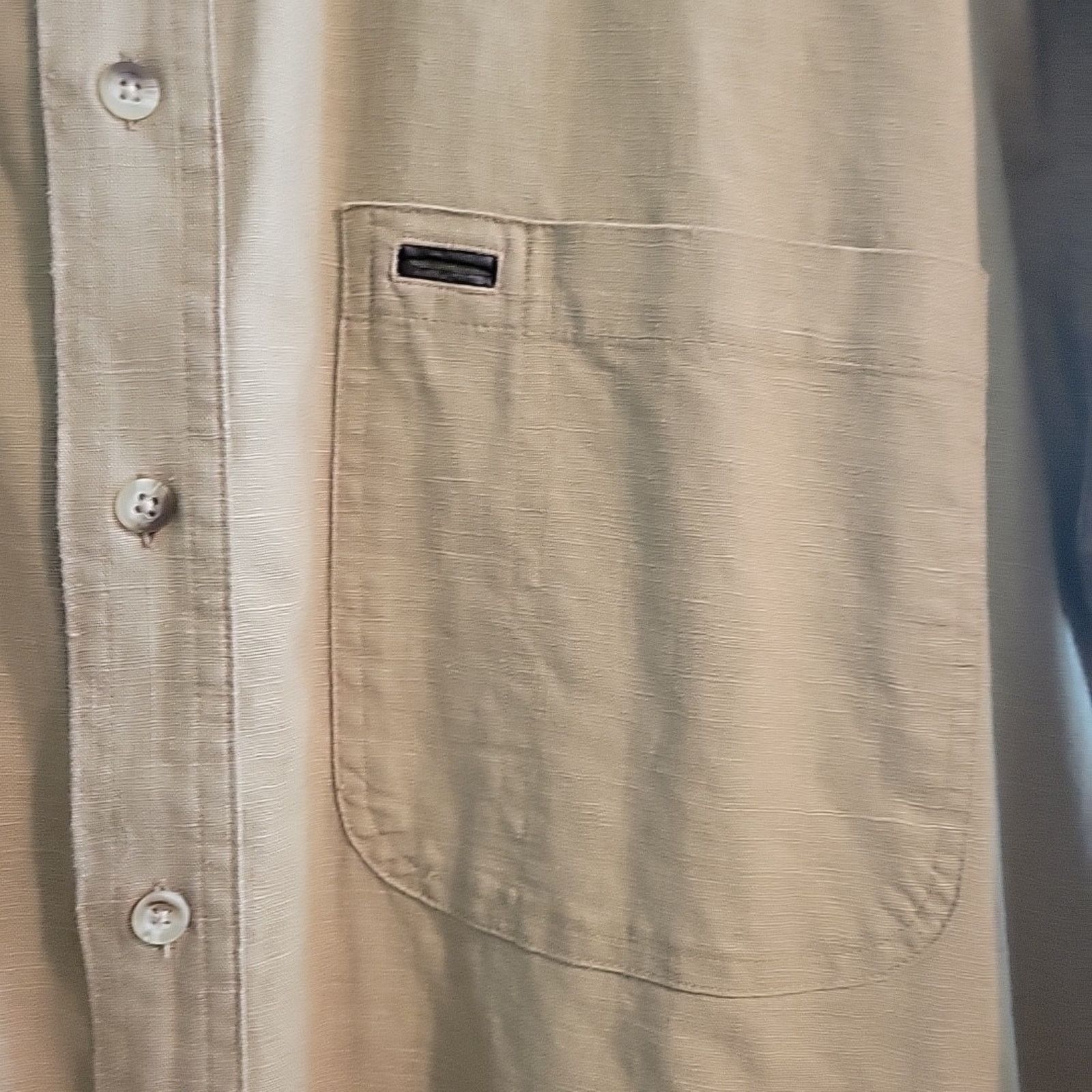 Timberland Timberland Men's LG WeatherGear Linen Cotton Button Up Shirt Size US L / EU 52-54 / 3 - 12 Thumbnail