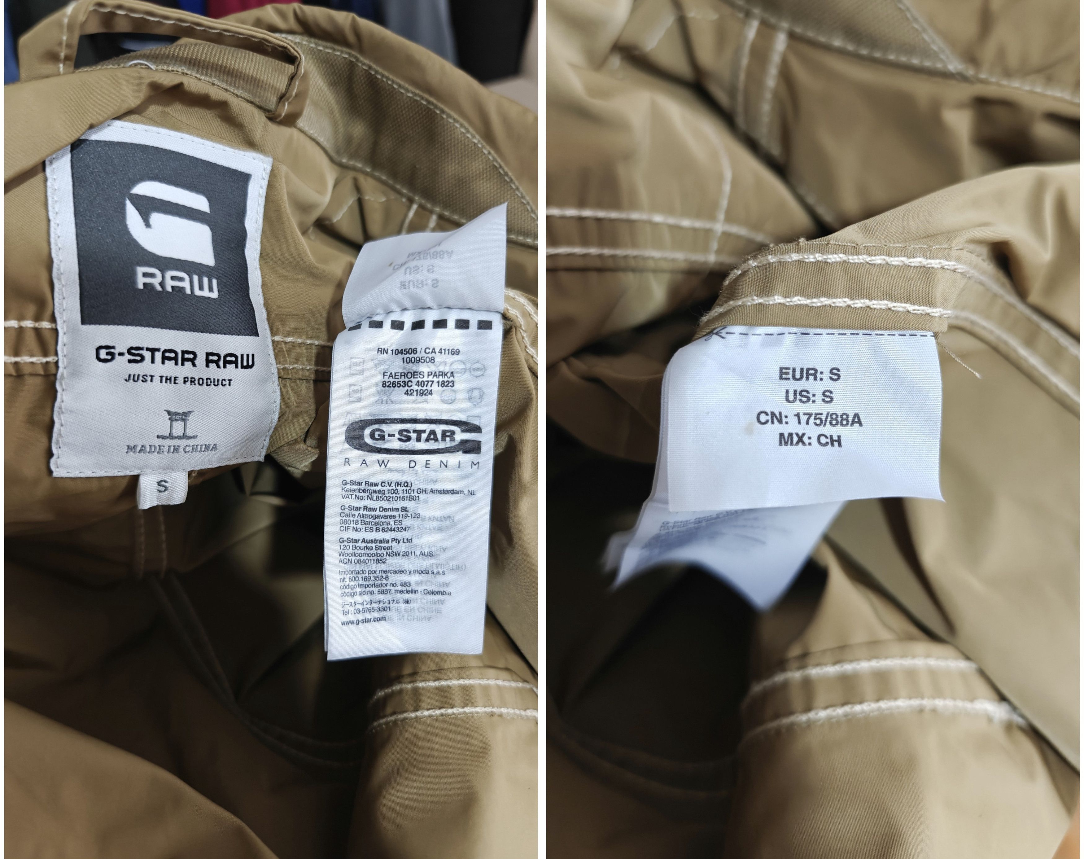 G-Star G-Star Raw Jacket Faeroes Parka size S Size US S / EU 44-46 / 1 - 11 Thumbnail