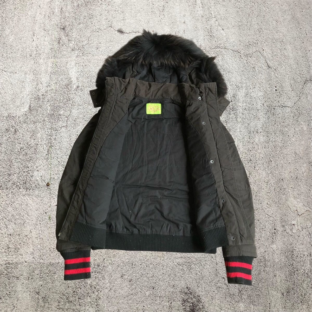 Japanese Brand 2000s Rodeo Crown Goa Apocalypse Style Jacket Fur Ziphoodie Size US M / EU 48-50 / 2 - 13 Thumbnail
