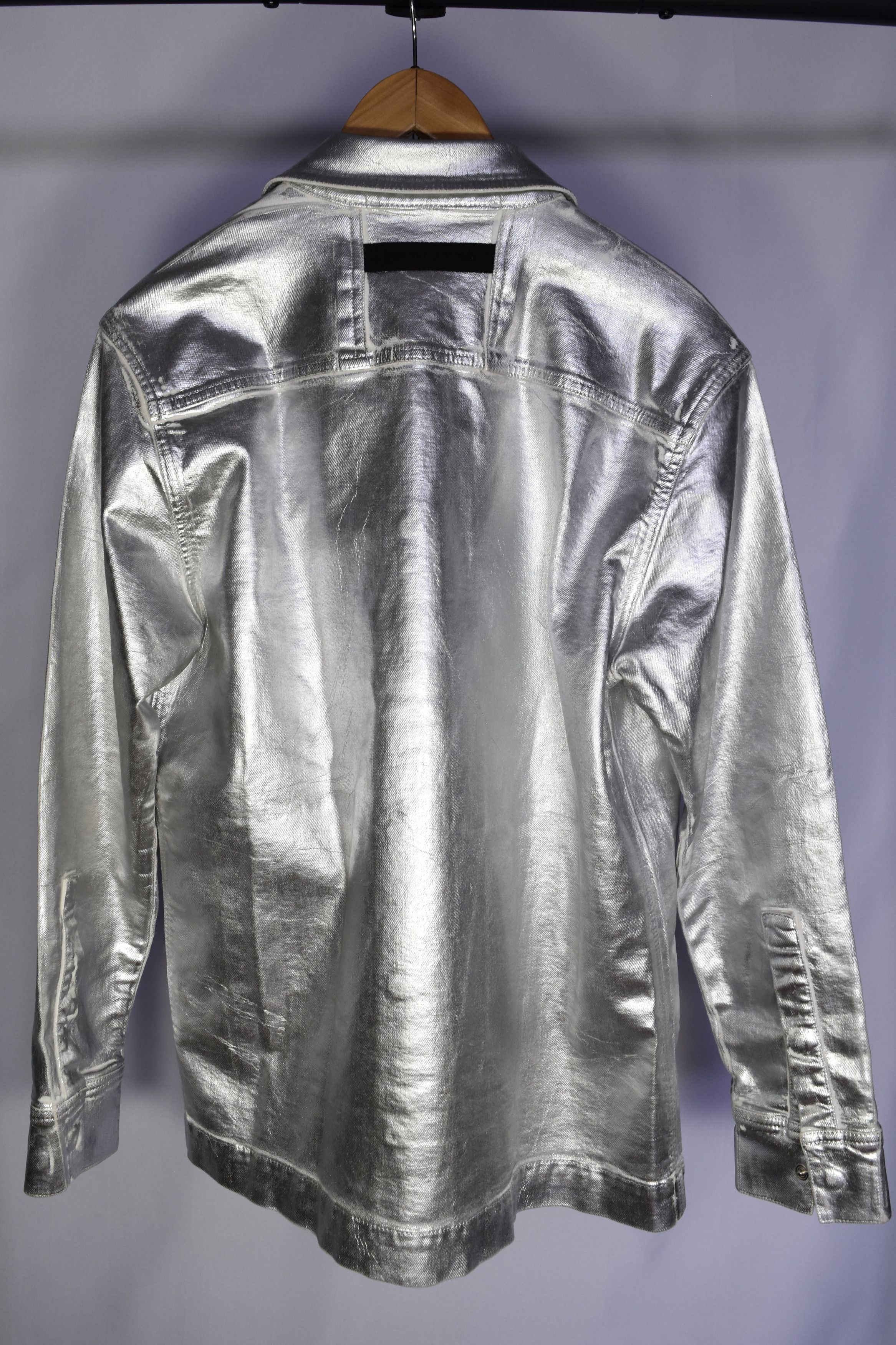 1017 ALYX 9SM × Alyx Alyx Silver Shirt Jacket Size US S / EU 44-46 / 1 - 2 Thumbnail
