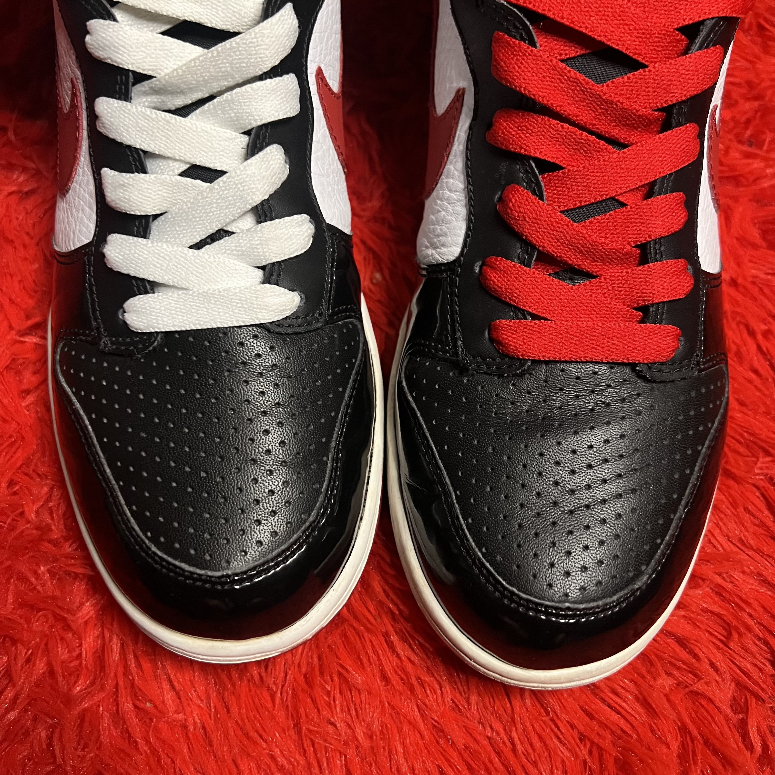 Nike Nike Dunk High Black White Red (2008) Size US 10 / EU 43 - 11 Thumbnail