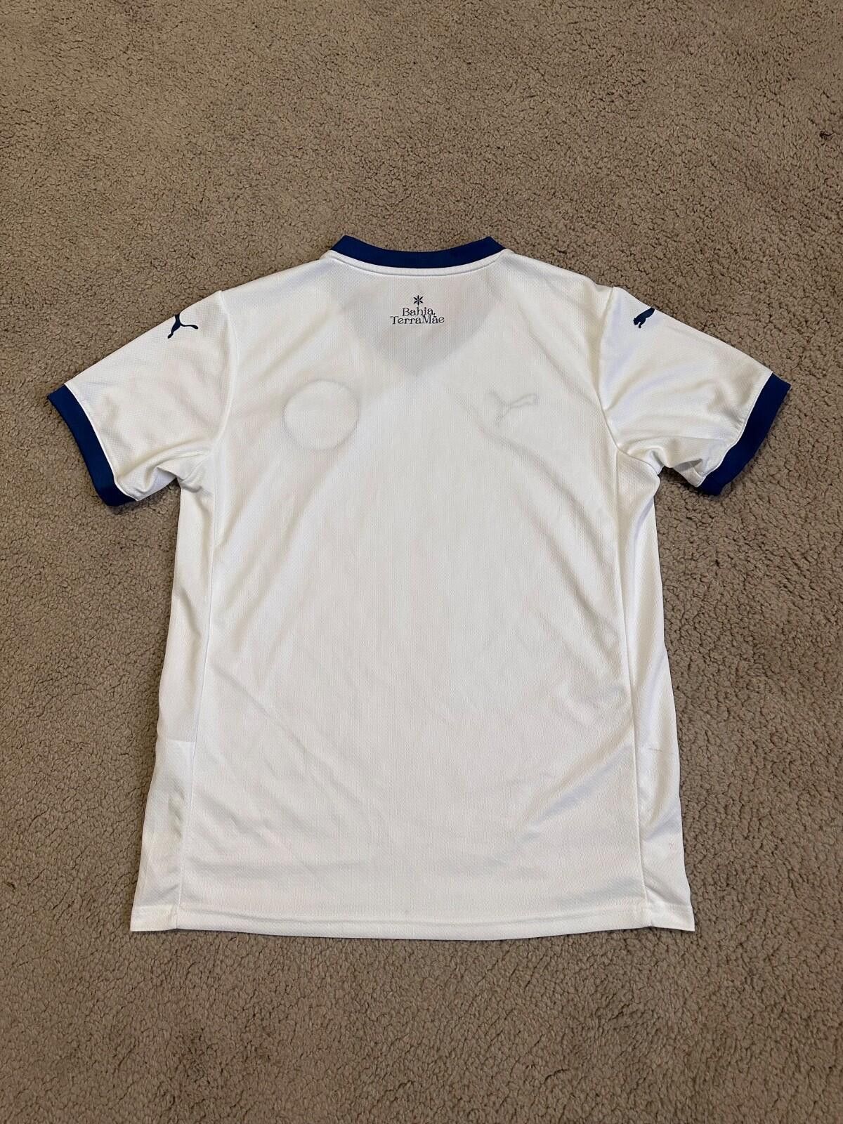 Puma ESPORTE CLUB BAHIA 2025/26 HOME FOOTBALL SHIRT SOCCER JERSEY Size US M / EU 48-50 / 2 - 6 Thumbnail