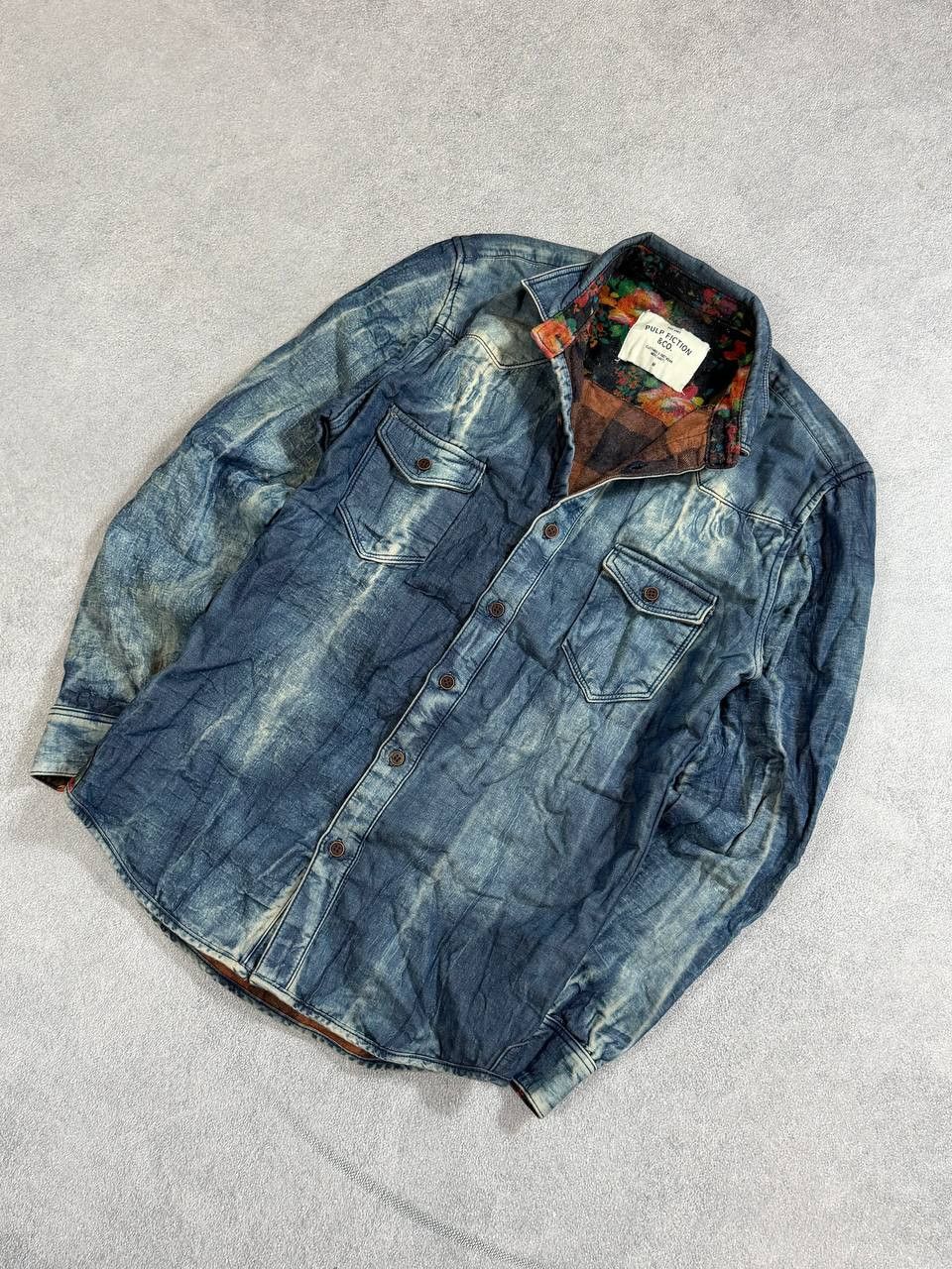 Japanese Brand Denim buttons hype hysteric glamour style denim jacket y2k Size US S / EU 44-46 / 1 - 4 Thumbnail