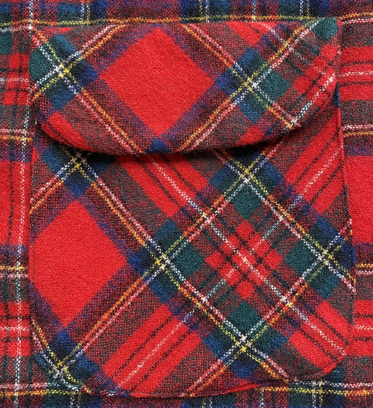 Pendleton VTG 60’s Pendleton Wool Plaid Flap Pocket Loop Collar Sz L Size US L / EU 52-54 / 3 - 5 Thumbnail