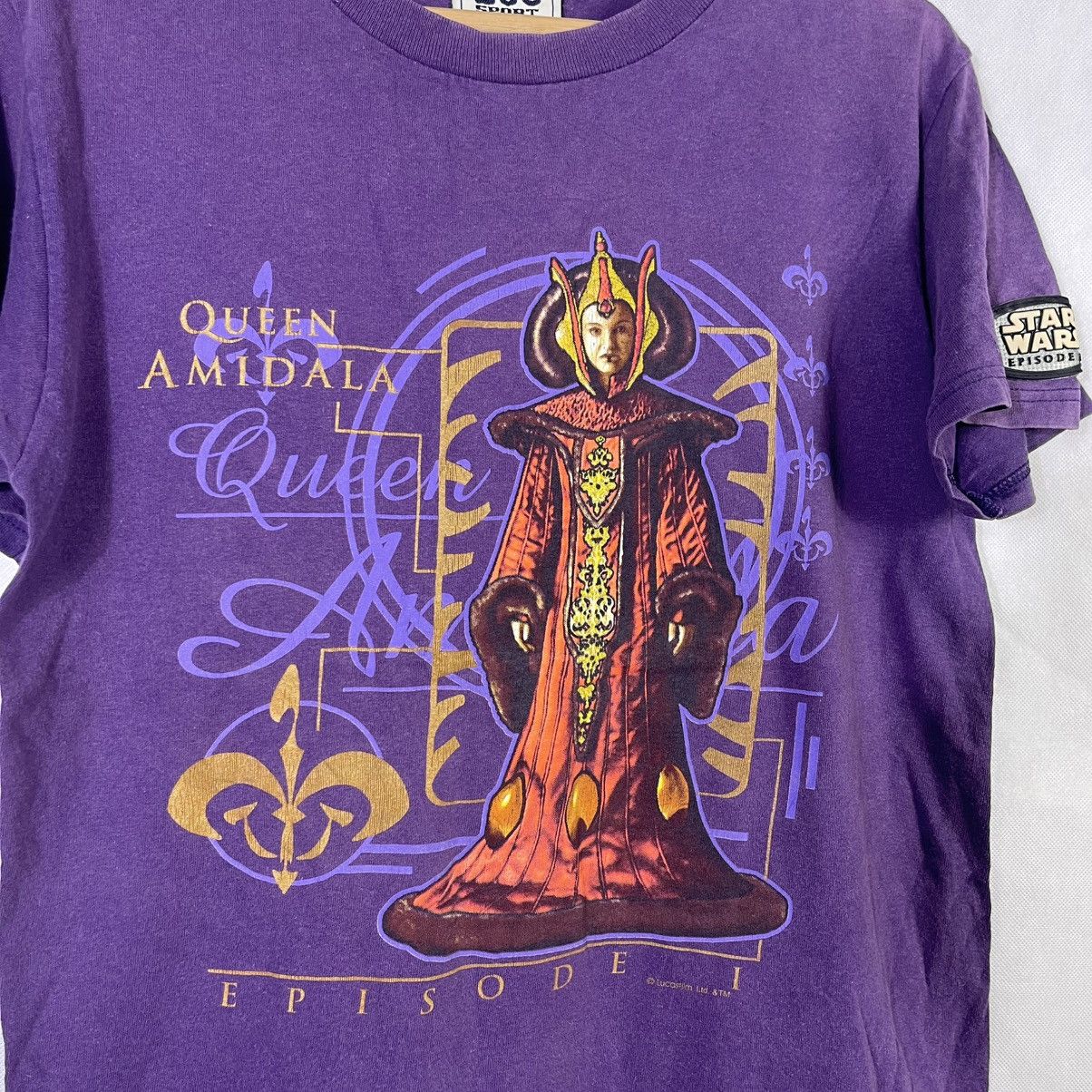 Vintage Vintage 90s Star Wars Queen Amidala Episode 1 Tshirt Size US M / EU 48-50 / 2 - 3 Thumbnail