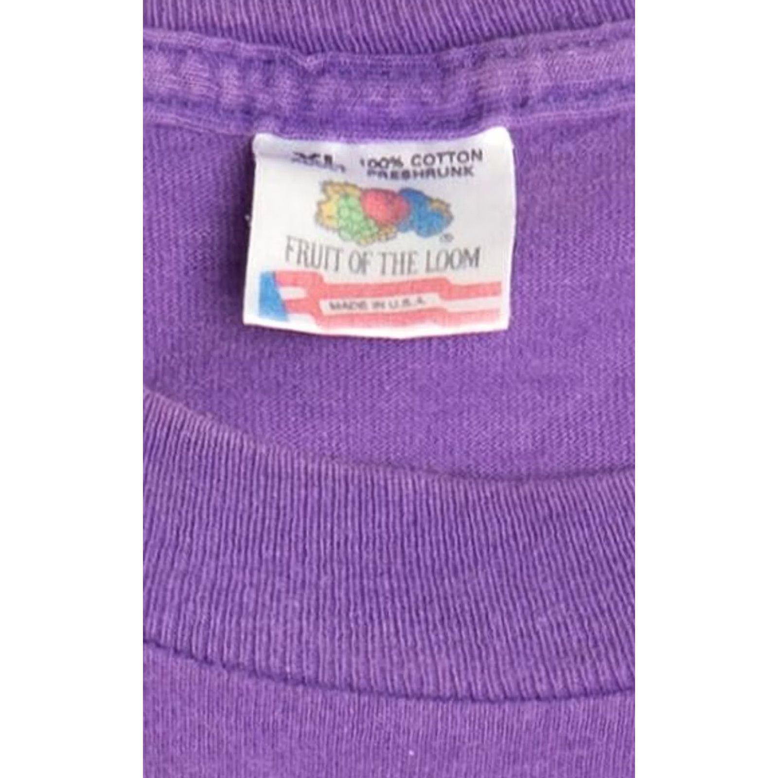 Fruit Of The Loom VINTAGE CommWorks For Windows World Tour 1993 Single Stitch T-Shirt Unisex Adults XS-XL Purple 1990s Fruit of the Loom Men/ Women? Size US XL / EU 56 / 4 - 4 Thumbnail