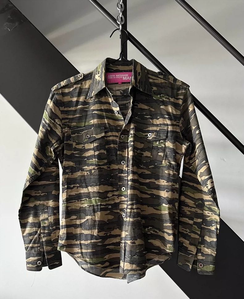 Junya Watanabe Junya Watanabe CDG Camo Shirt Size M / US 6-8 / IT 42-44 - 1 Thumbnail
